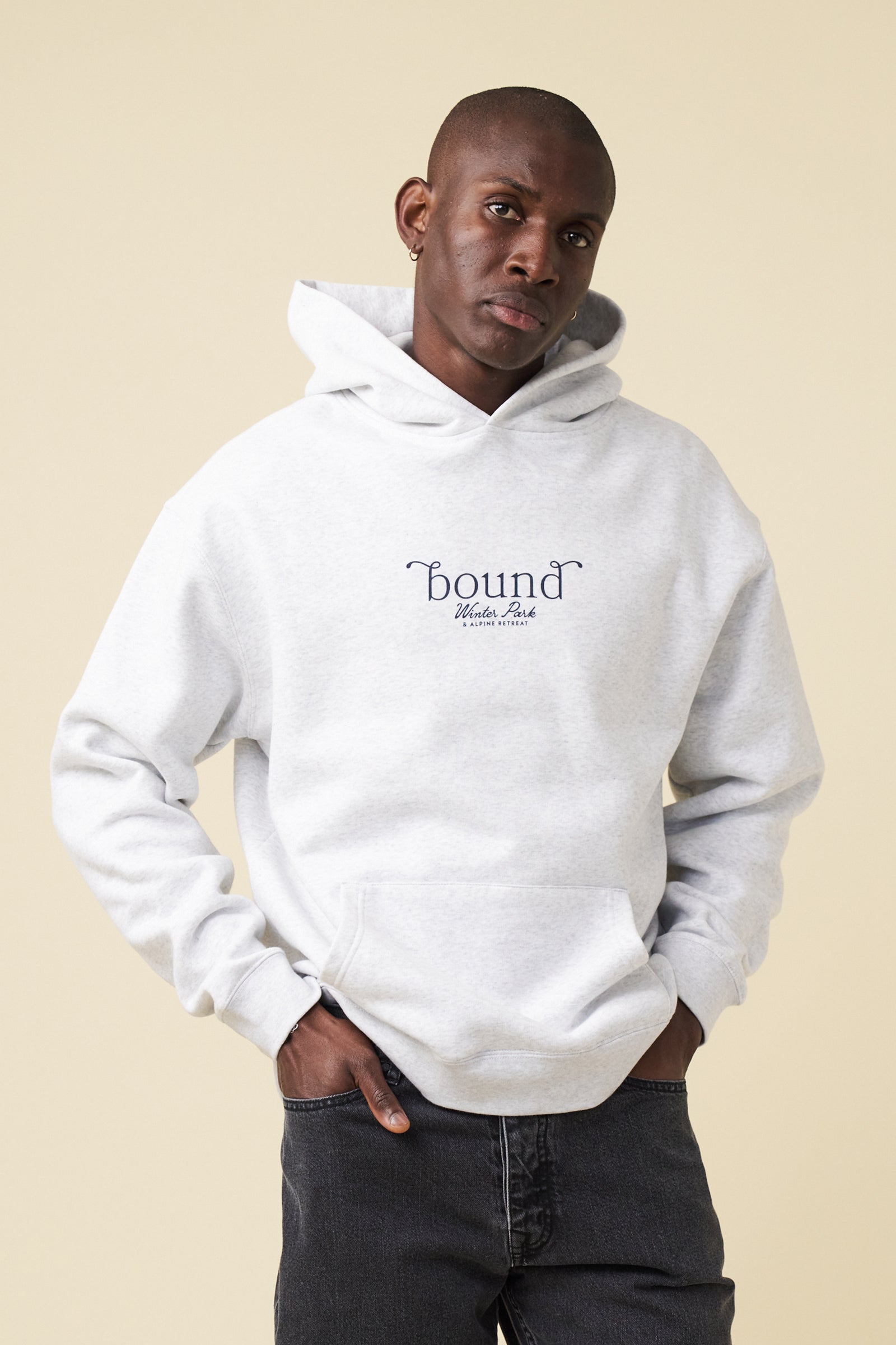RESORT HOODIE - ASH GREY – bound