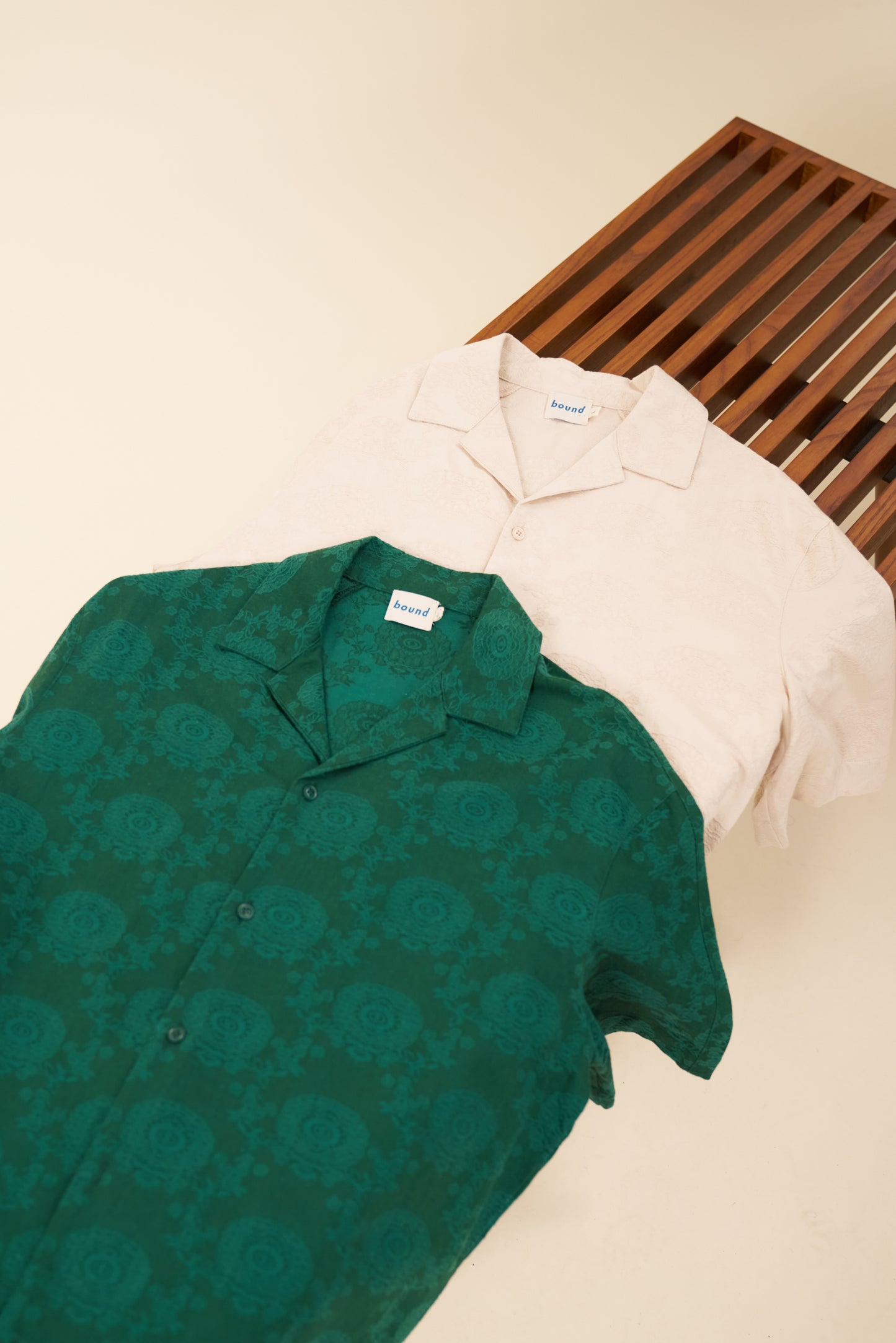 FLORA EMBROIDERED SHIRT - GREEN