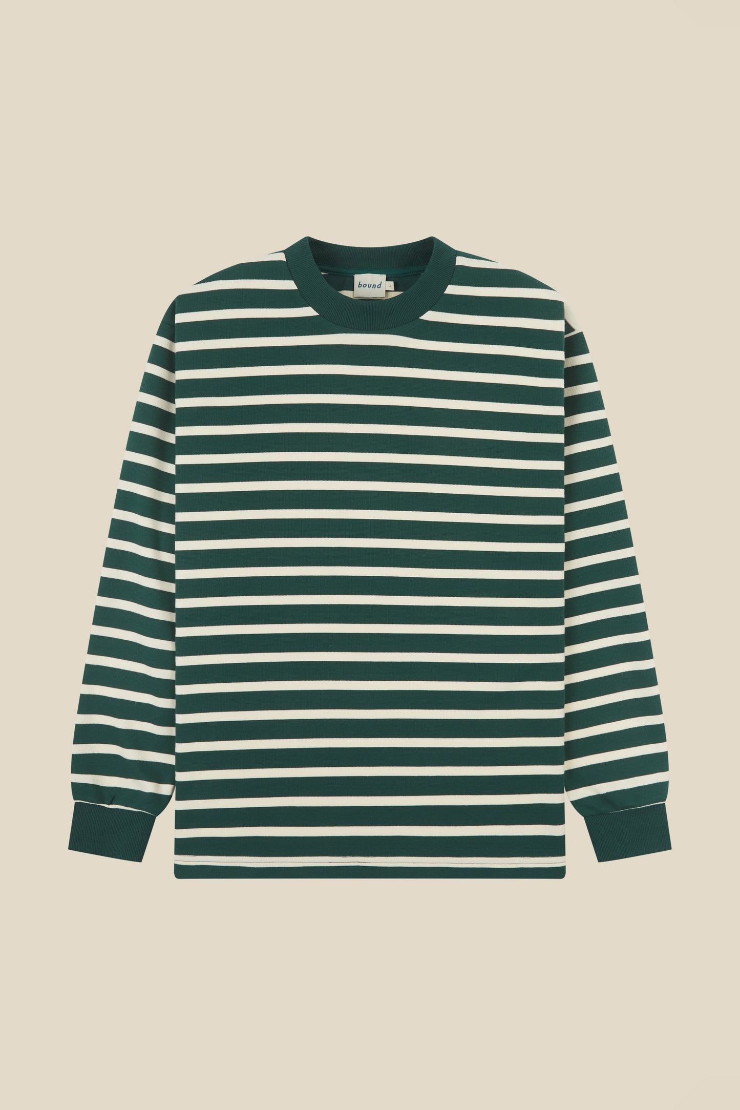 OLIVE STRIPE LONGSLEEVE TEE