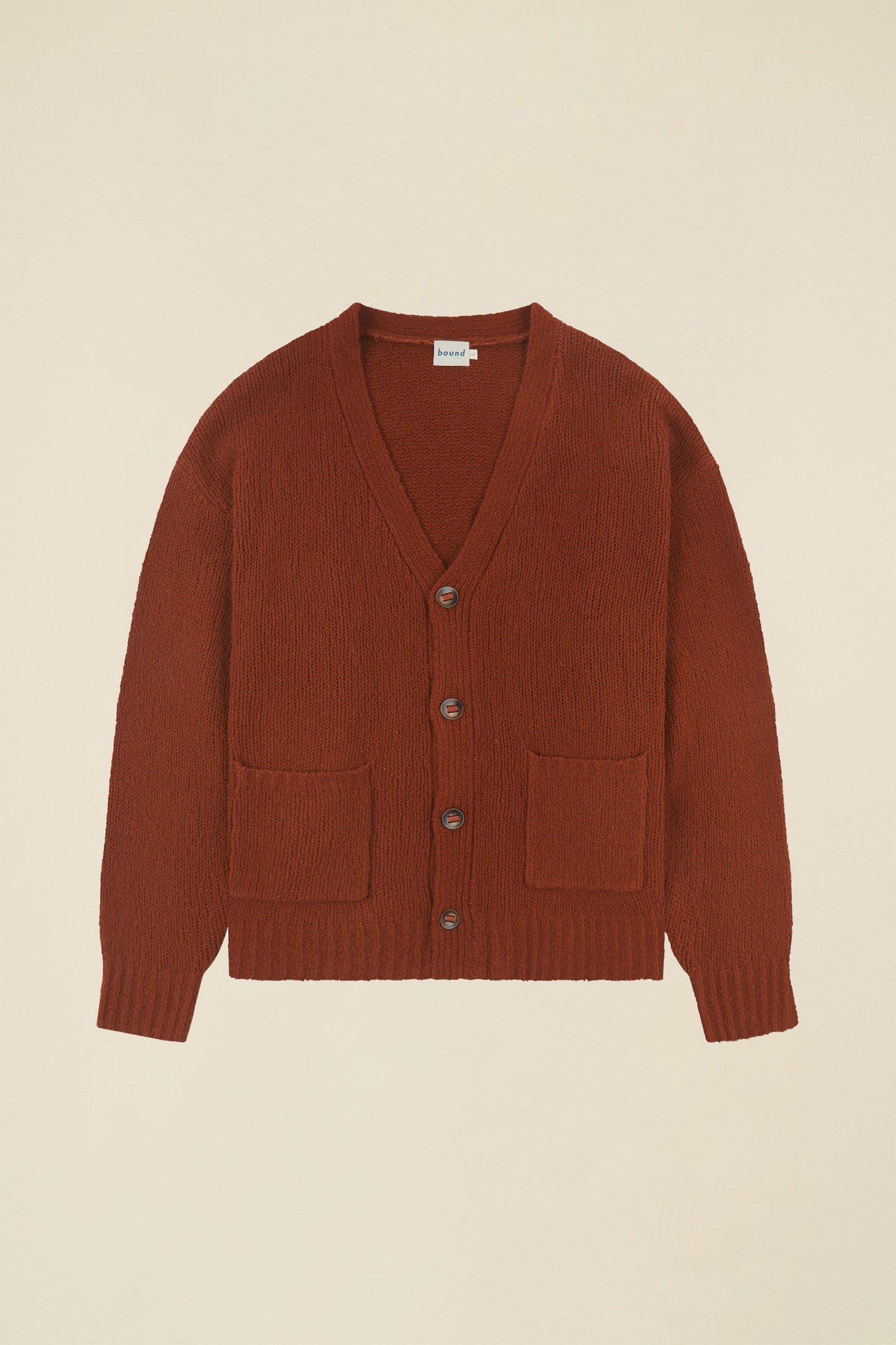 ROASTED ROOTS WOOL CARDIGAN