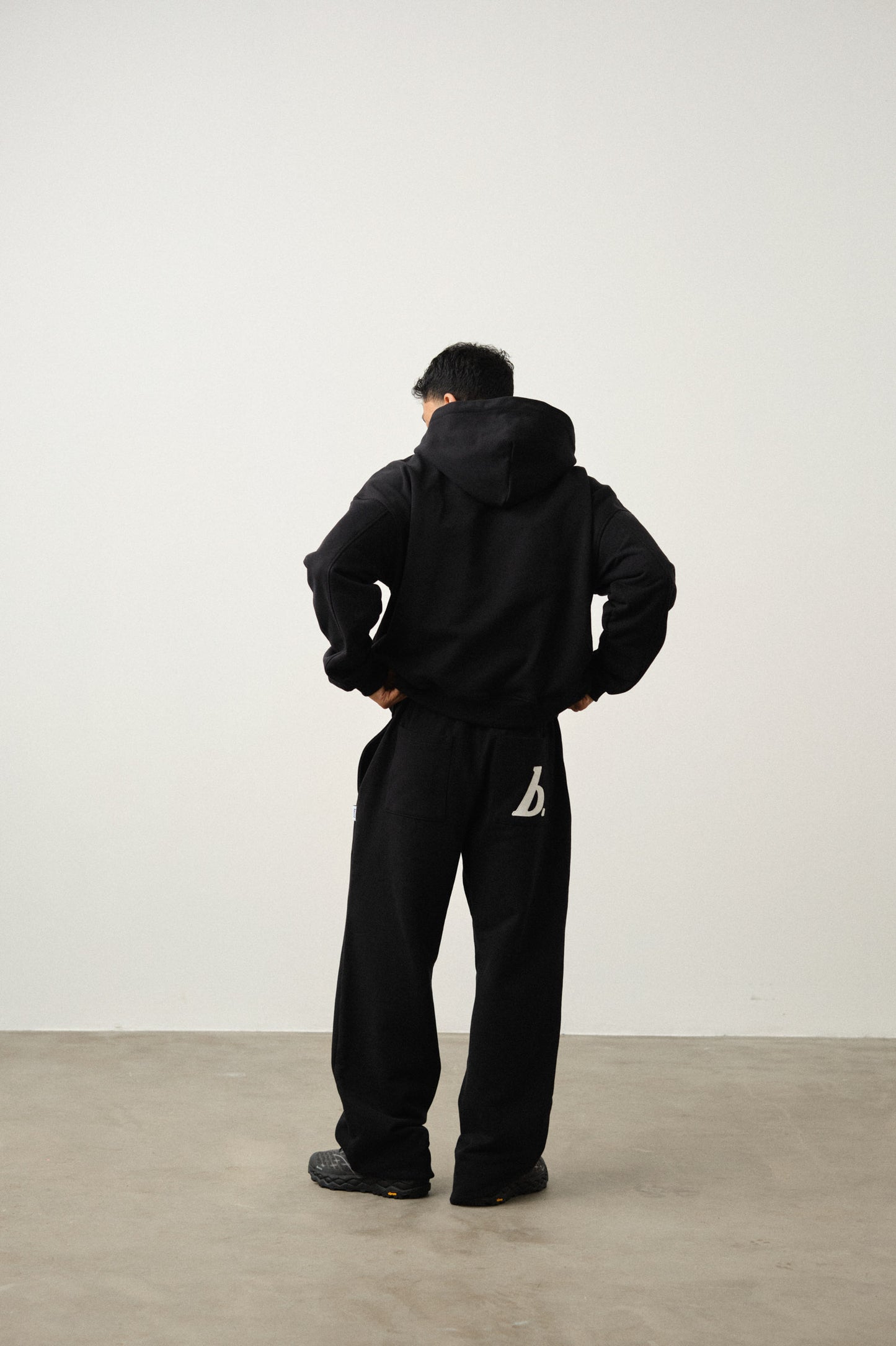 STAMP HOODIE TWIN PACK - BLACK/GREY MARL