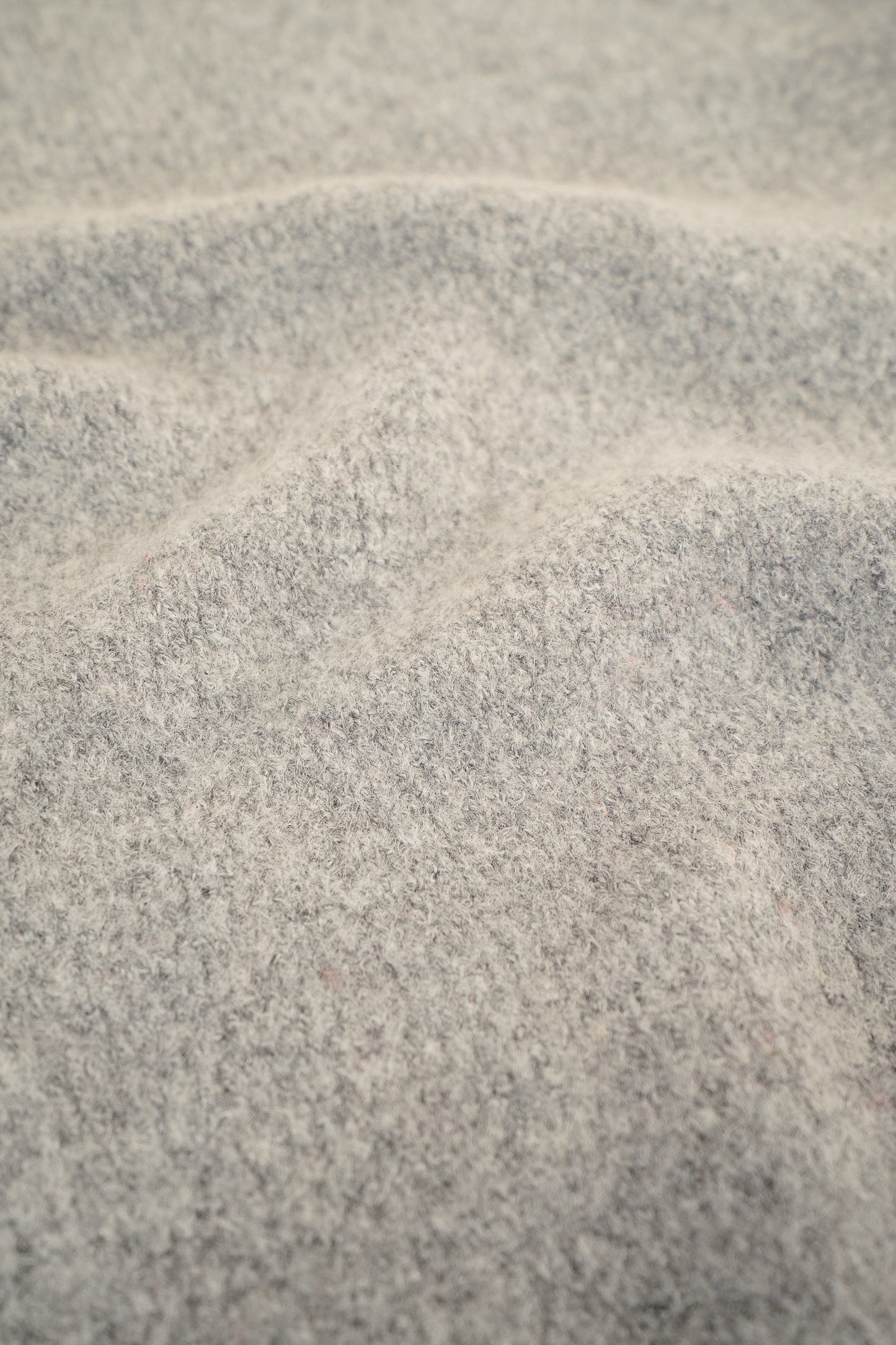 BAXTER MOHAIR BLEND SWEATER - GREY
