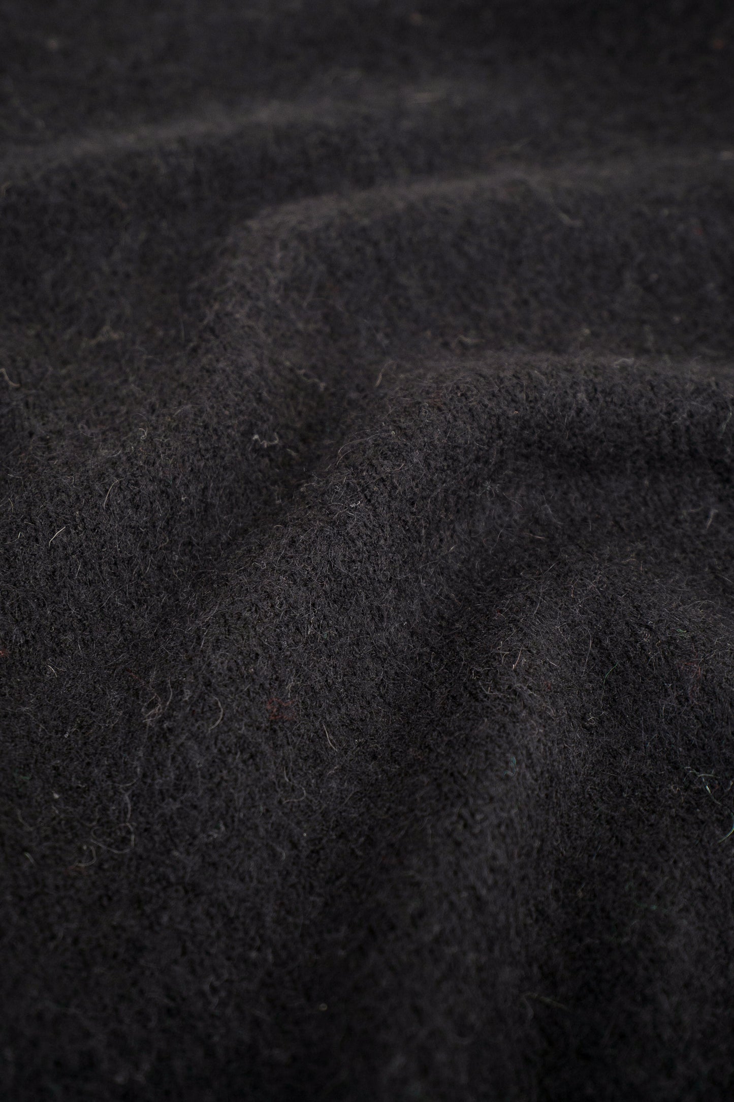 BAXTER MOHAIR BLEND SWEATER - BLACK