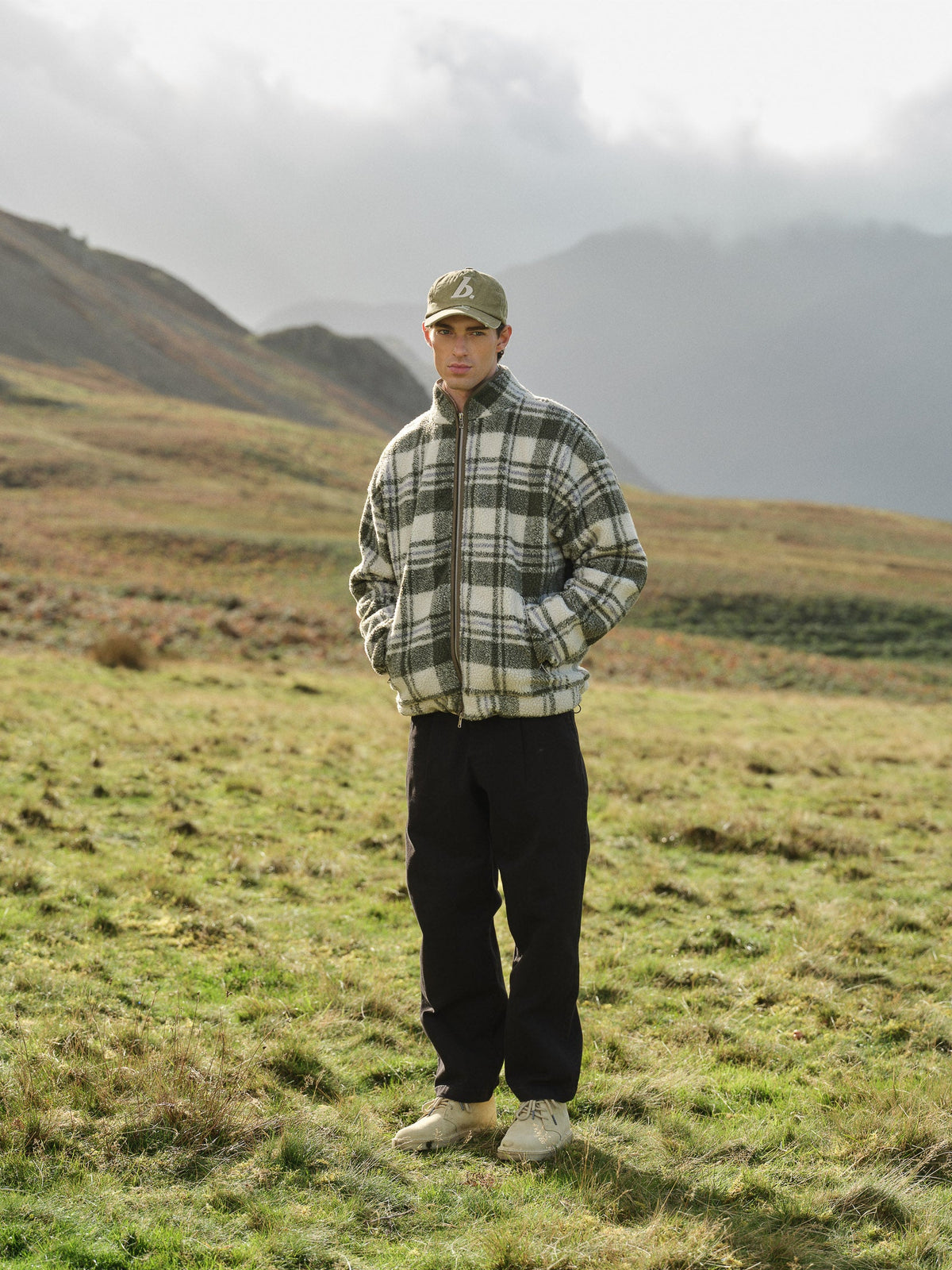 FERN FULL ZIP CHECK FLEECE