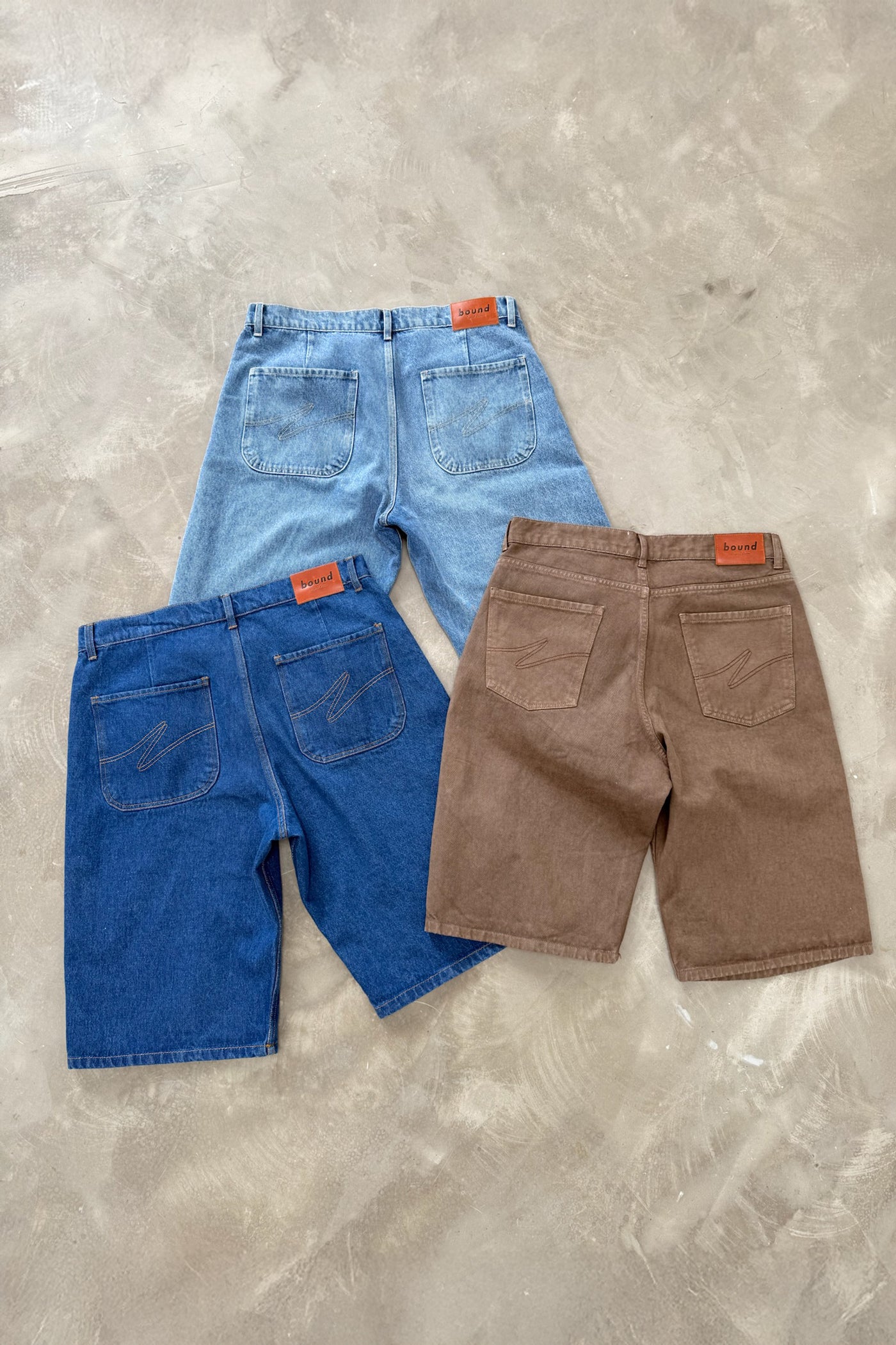 UNION DENIM JORTS - LIGHT BLUE