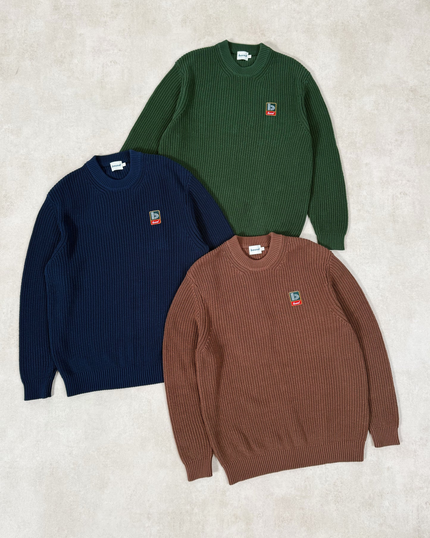 RETRO FISHERMAN RIB KNIT SWEATER - GREEN