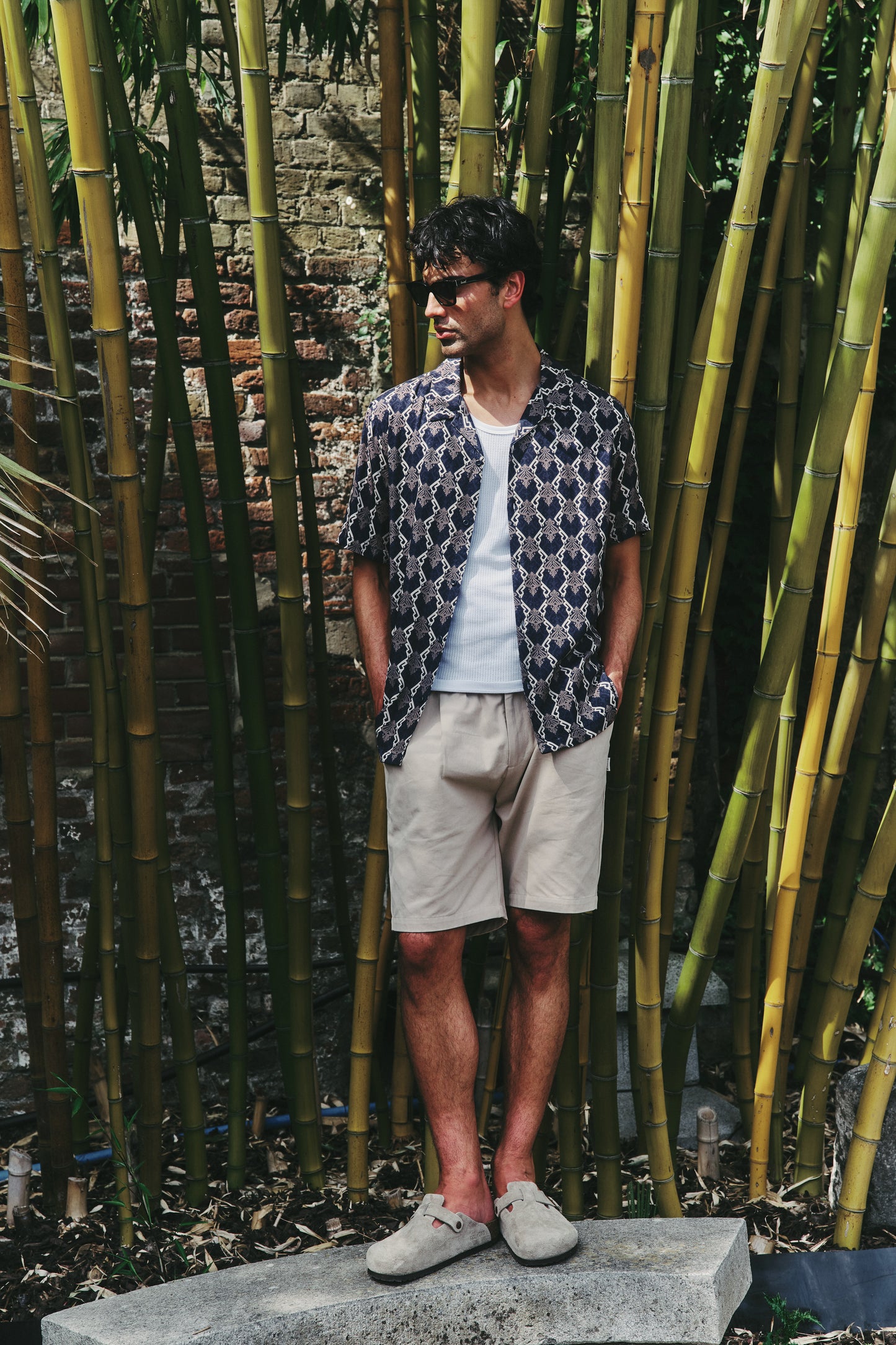 TONY PATTERNED RAYON SHIRT