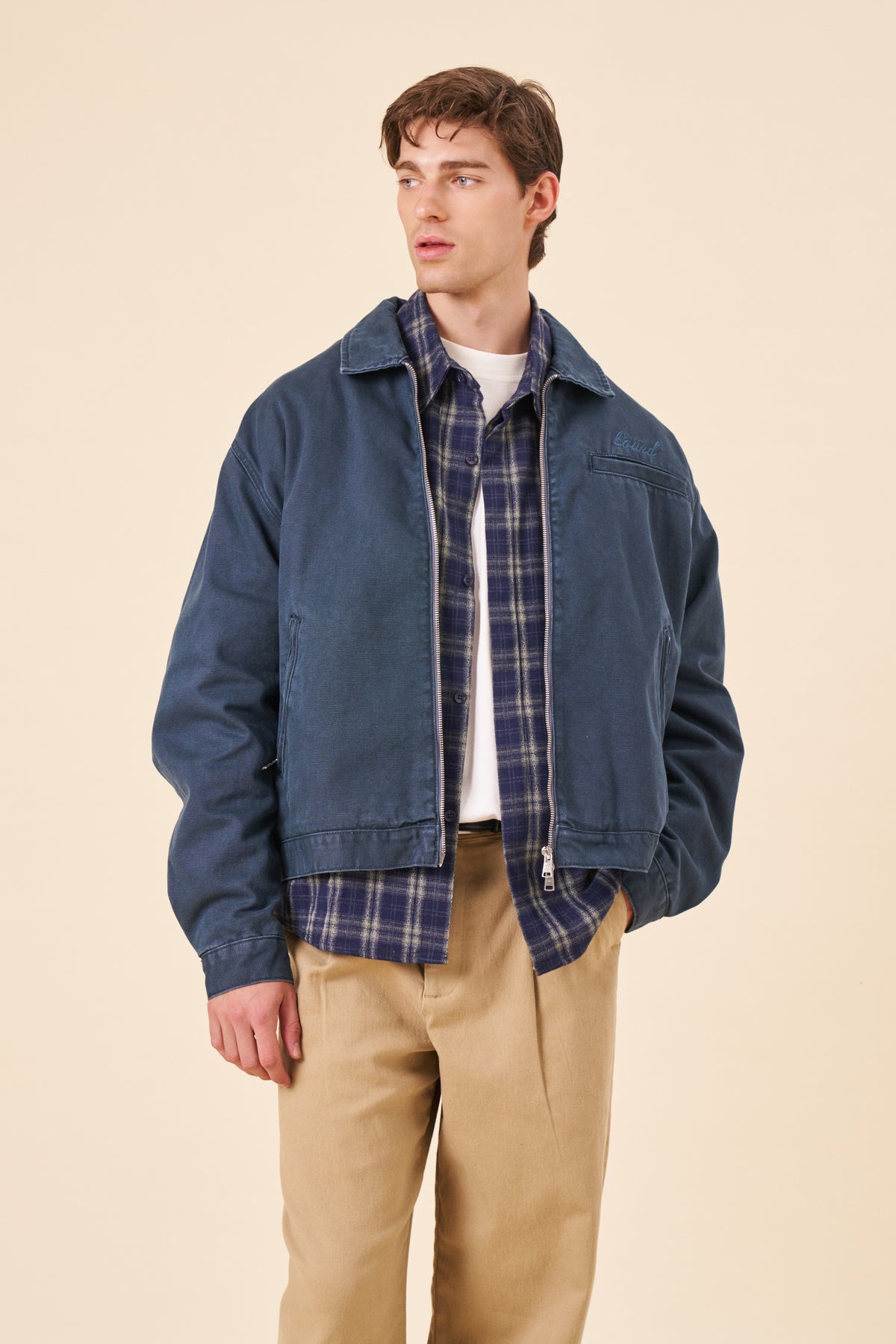 ARGYLE CHECK SHIRT - BLUE