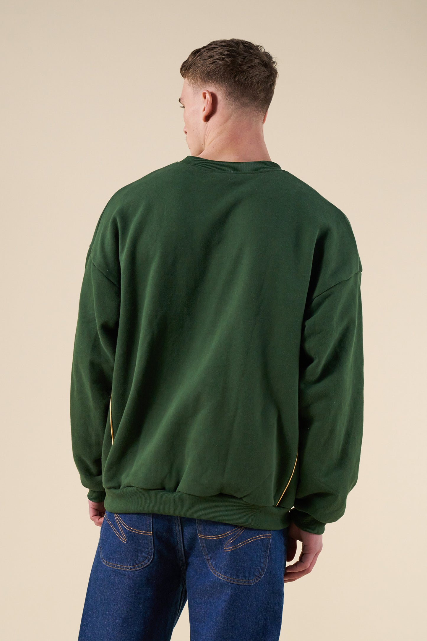 SUNRISE SWEATER - FOREST / YELLOW