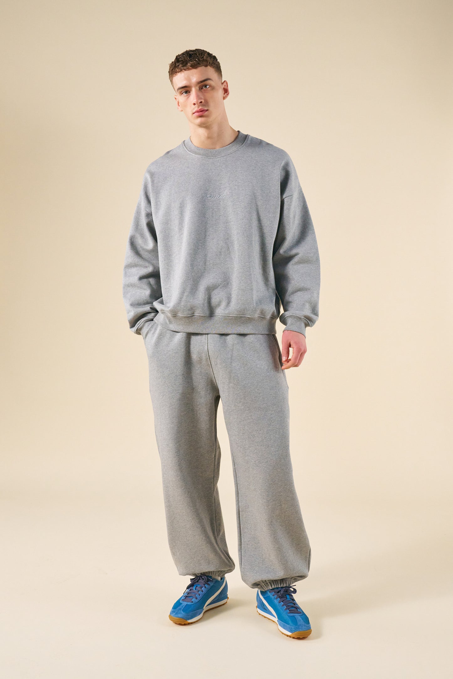 SUSTAIN HEAVY SWEATER - HEATHER GREY