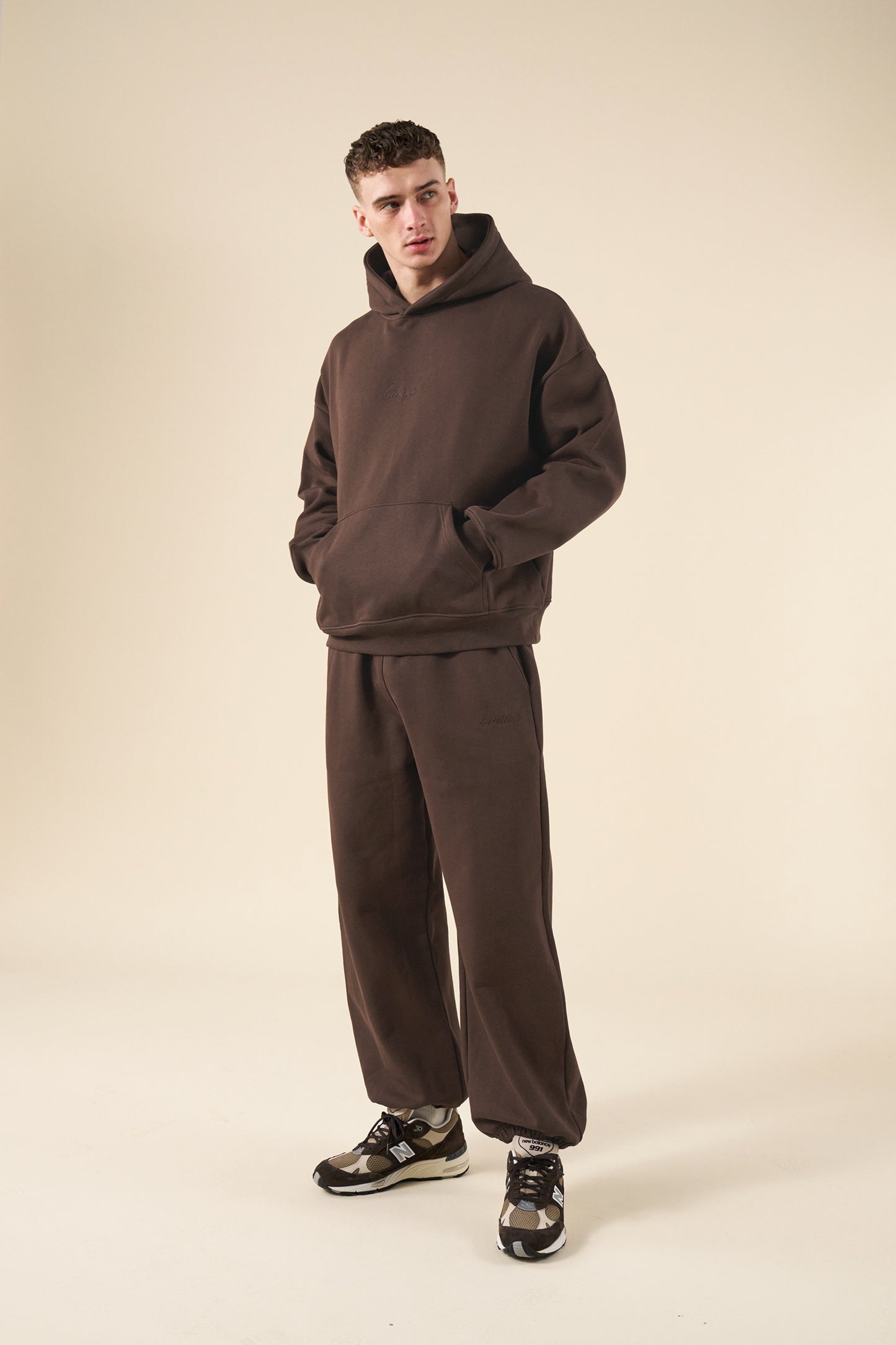 SUSTAIN HEAVY HOODIE - COCOA BROWN