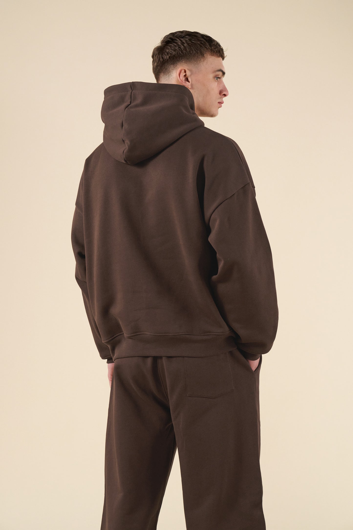 SUSTAIN HEAVY HOODIE - COCOA BROWN
