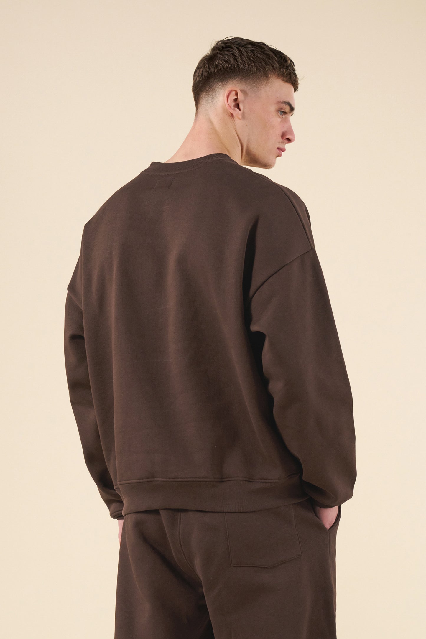 SUSTAIN HEAVY SWEATER - COCOA BROWN