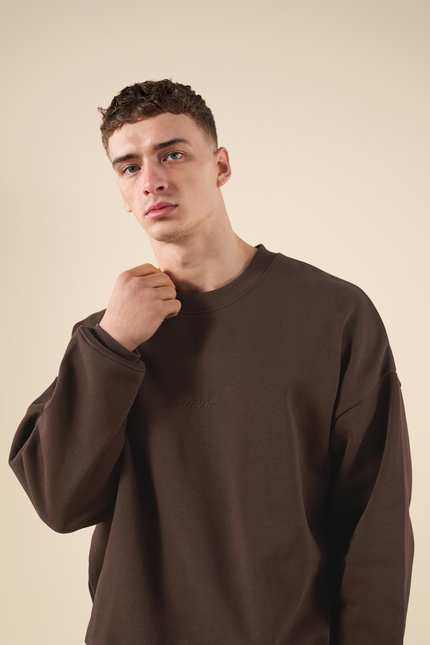 SUSTAIN HEAVY SWEATER - COCOA BROWN