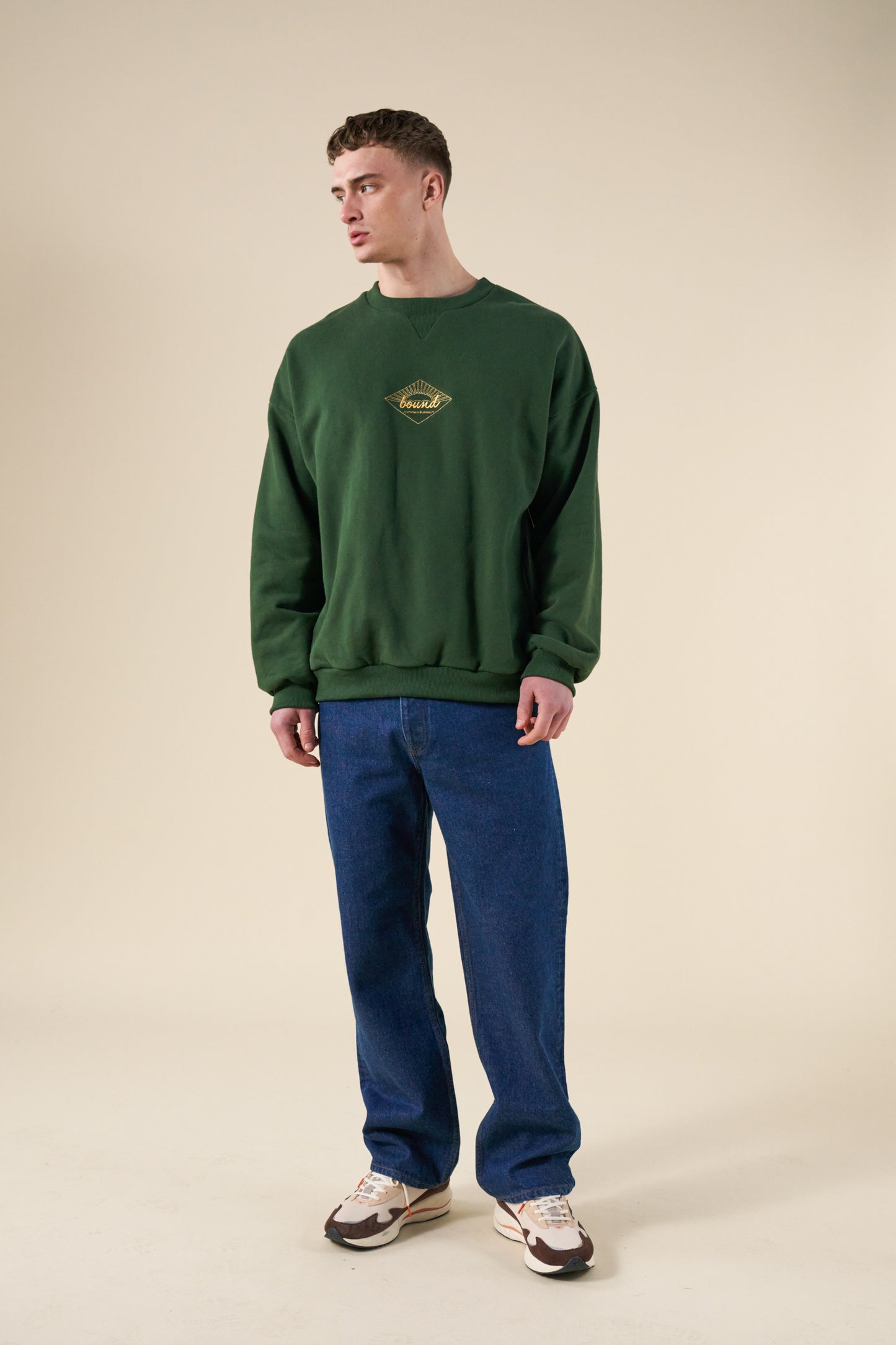 SUNRISE SWEATER - FOREST / YELLOW