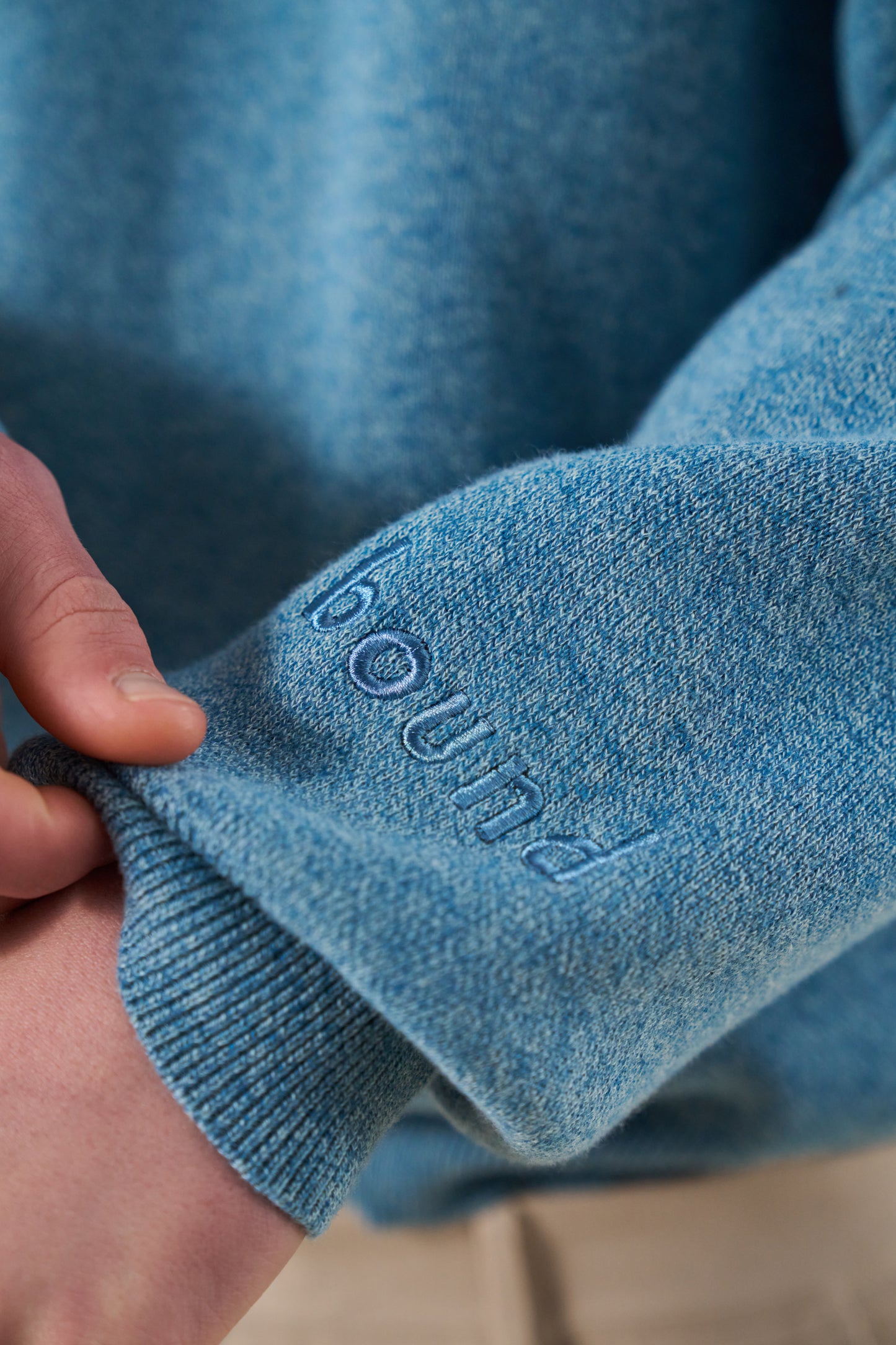 DELMAR KNIT SWEATER - AZURE BLUE