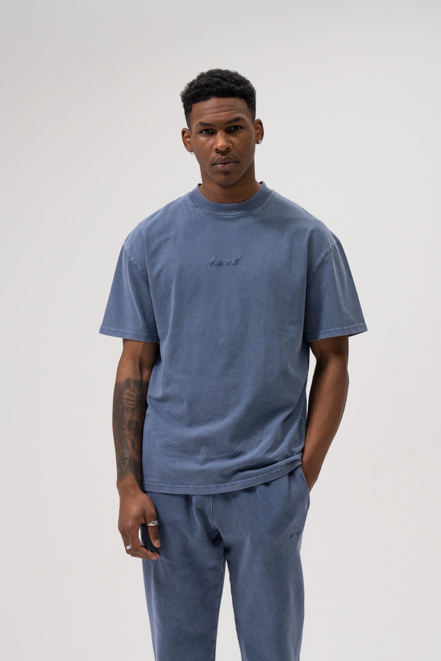 SUSTAIN WASHED TEE TWIN PACK - BLUE/GREEN