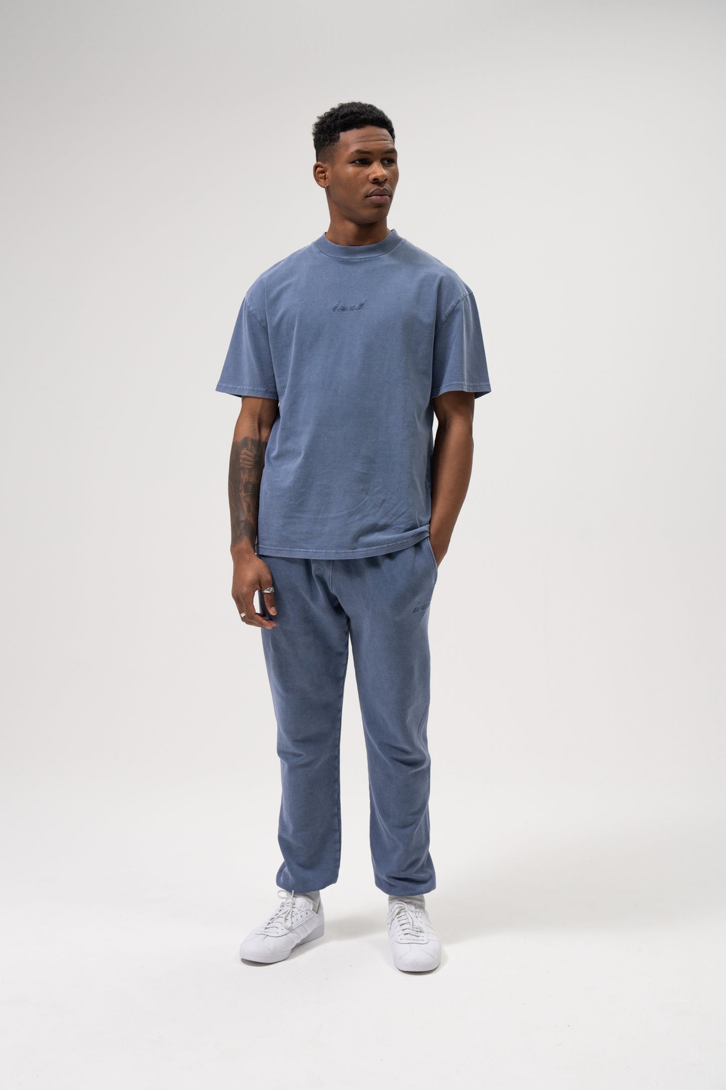 SUSTAIN WASHED TEE TWIN PACK - BLUE/GREY