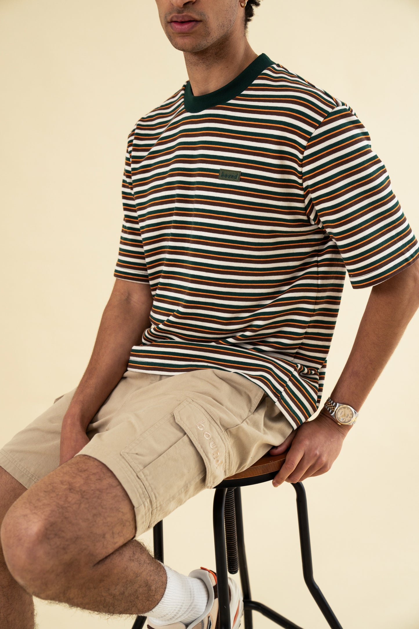 FOREST HEAVY STRIPE TEE