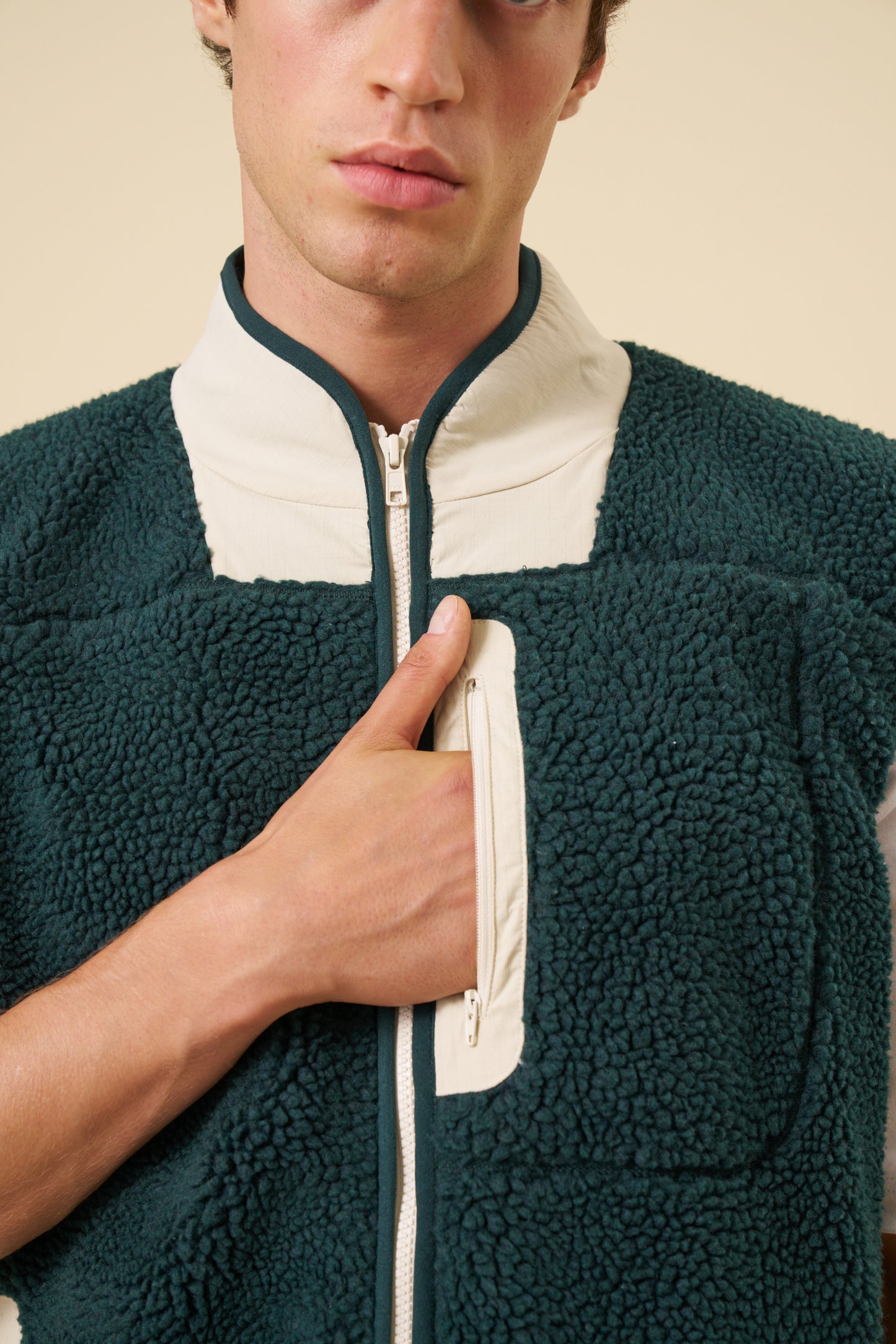 FOREST FLEECE GILET