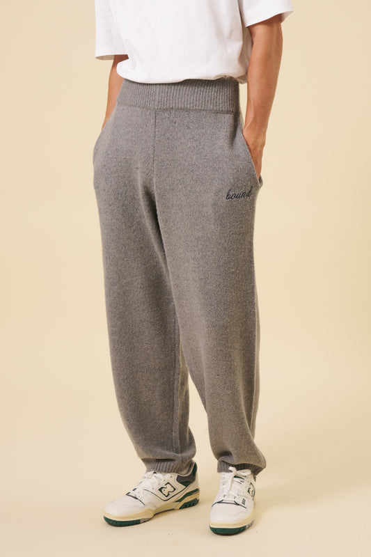 MOHAIR SWEATPANTS - GREY