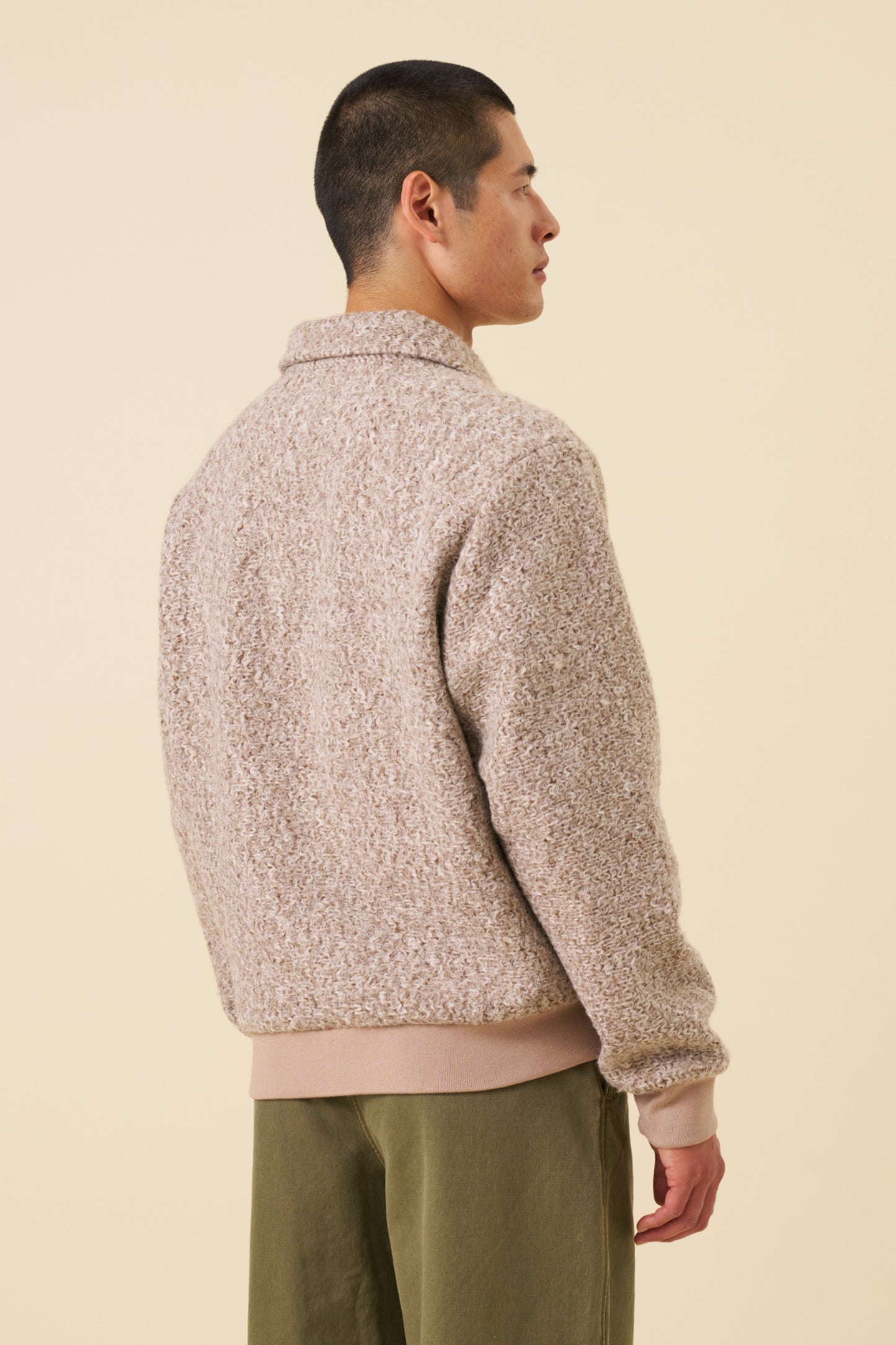 OATMEAL TEXTURED CLOUD JACKET