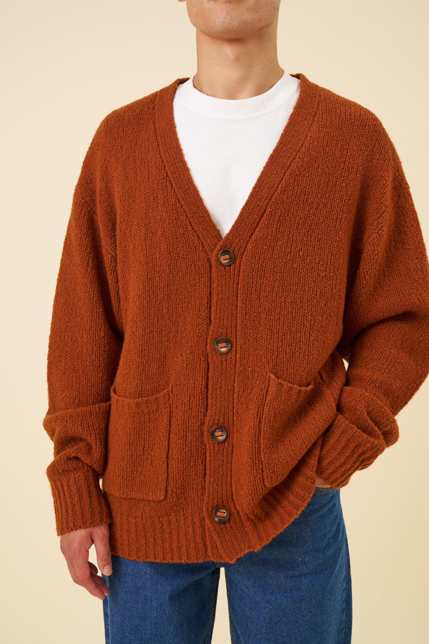 ROASTED ROOTS  WOOL CARDIGAN