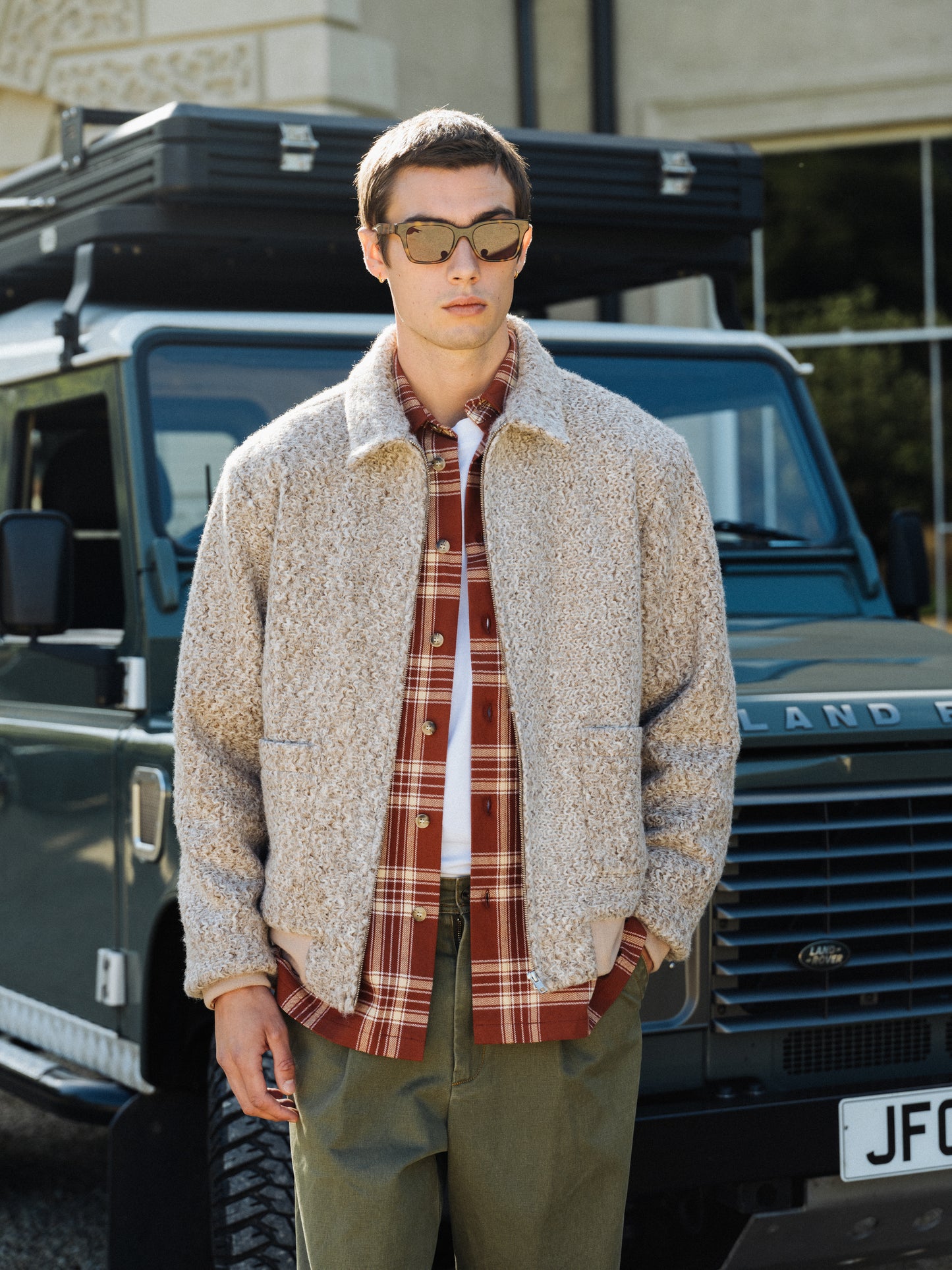 OATMEAL TEXTURED CLOUD JACKET