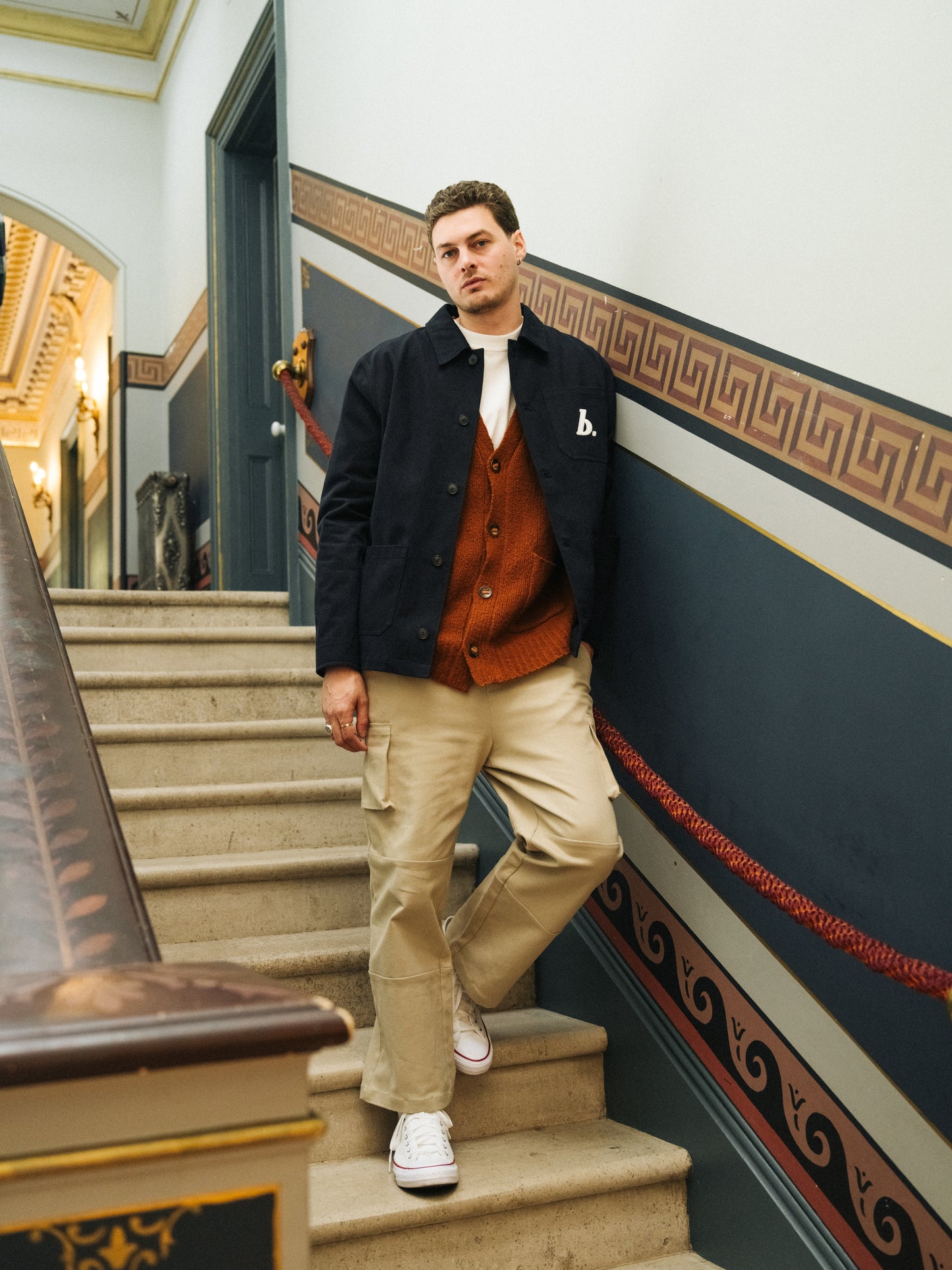 NAVY CHORE JACKET