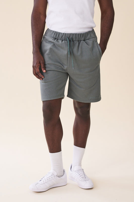 SCRIPT JOGGER SHORTS- PINE GREEN