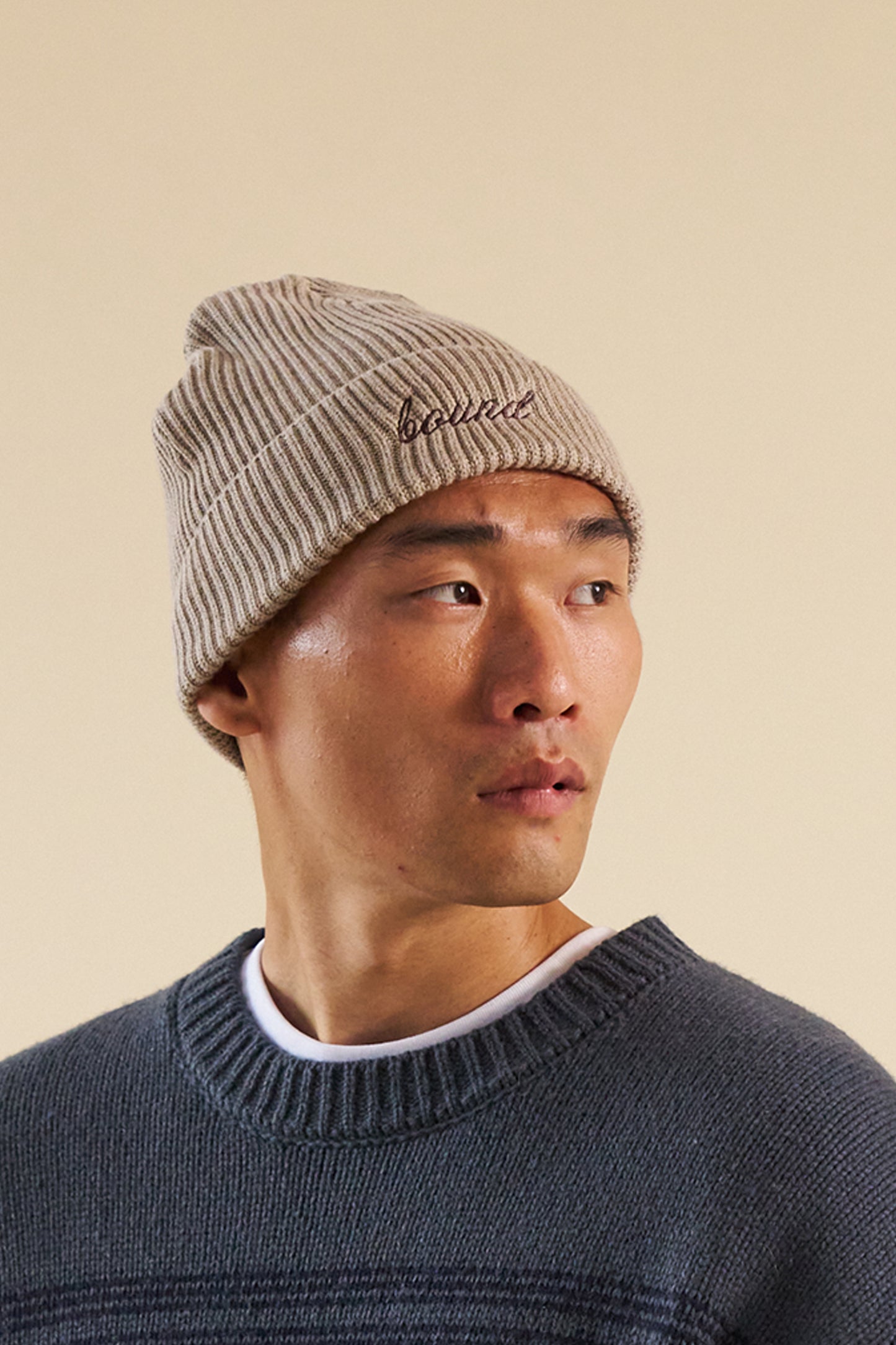 FARNLEY FISHERMAN RIBBED ORGANIC BEANIE