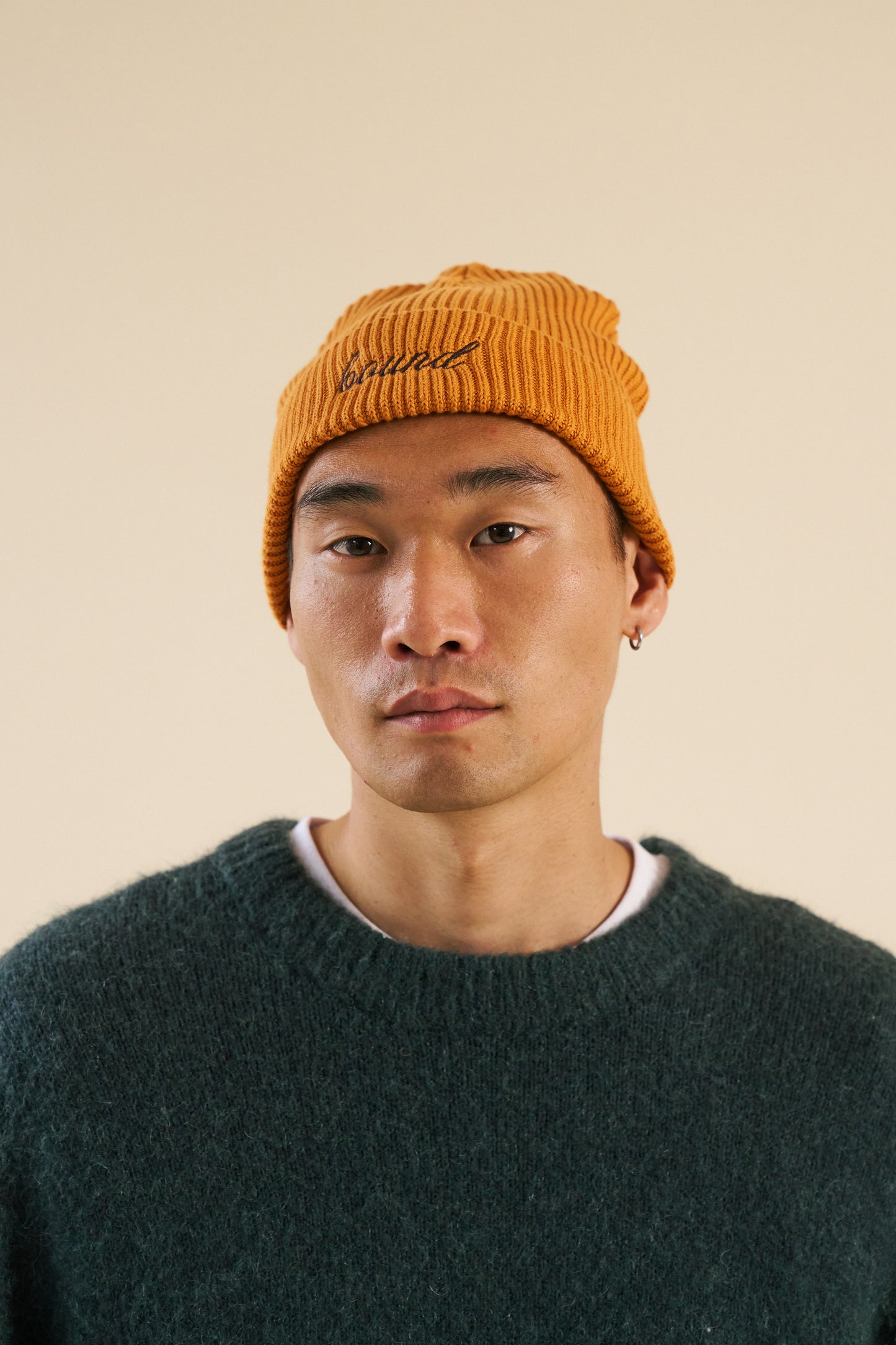 BAXTER MOHAIR BLEND SWEATER - BOTTLE GREEN