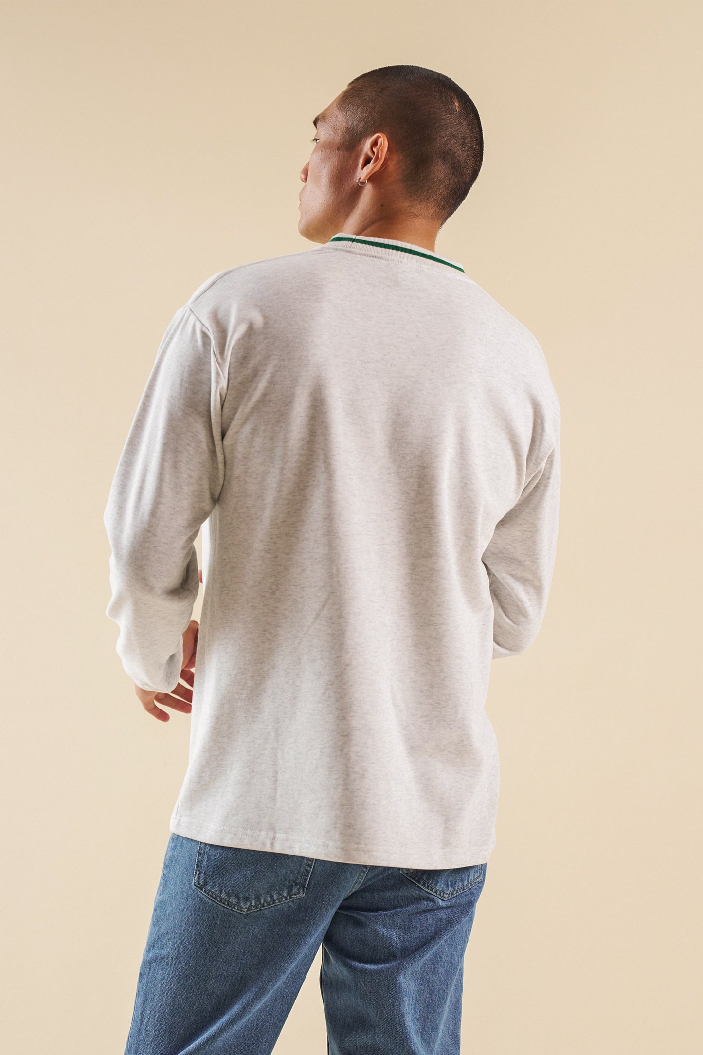ASH GREY LONGSLEEVE TEE
