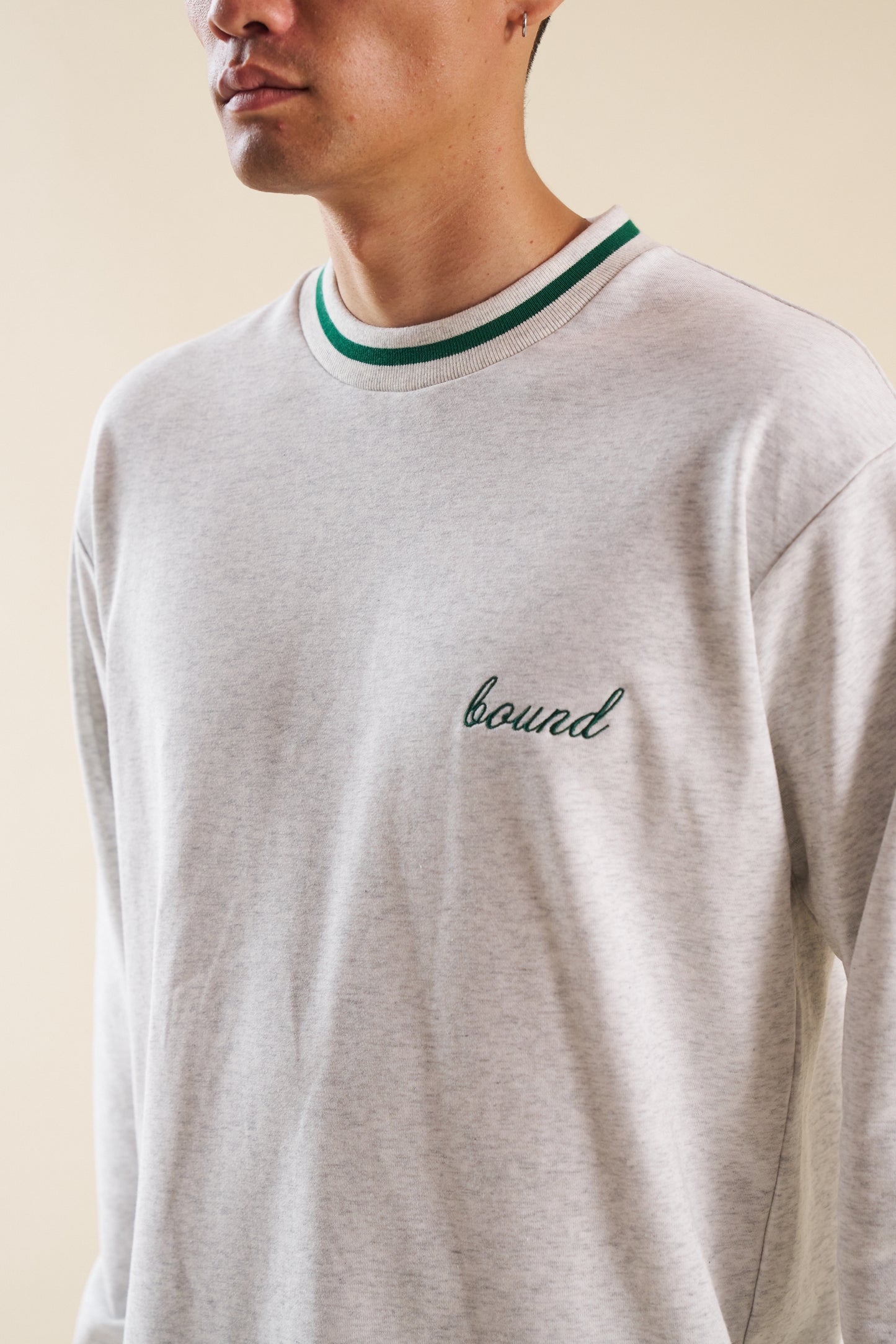 ASH GREY LONGSLEEVE TEE