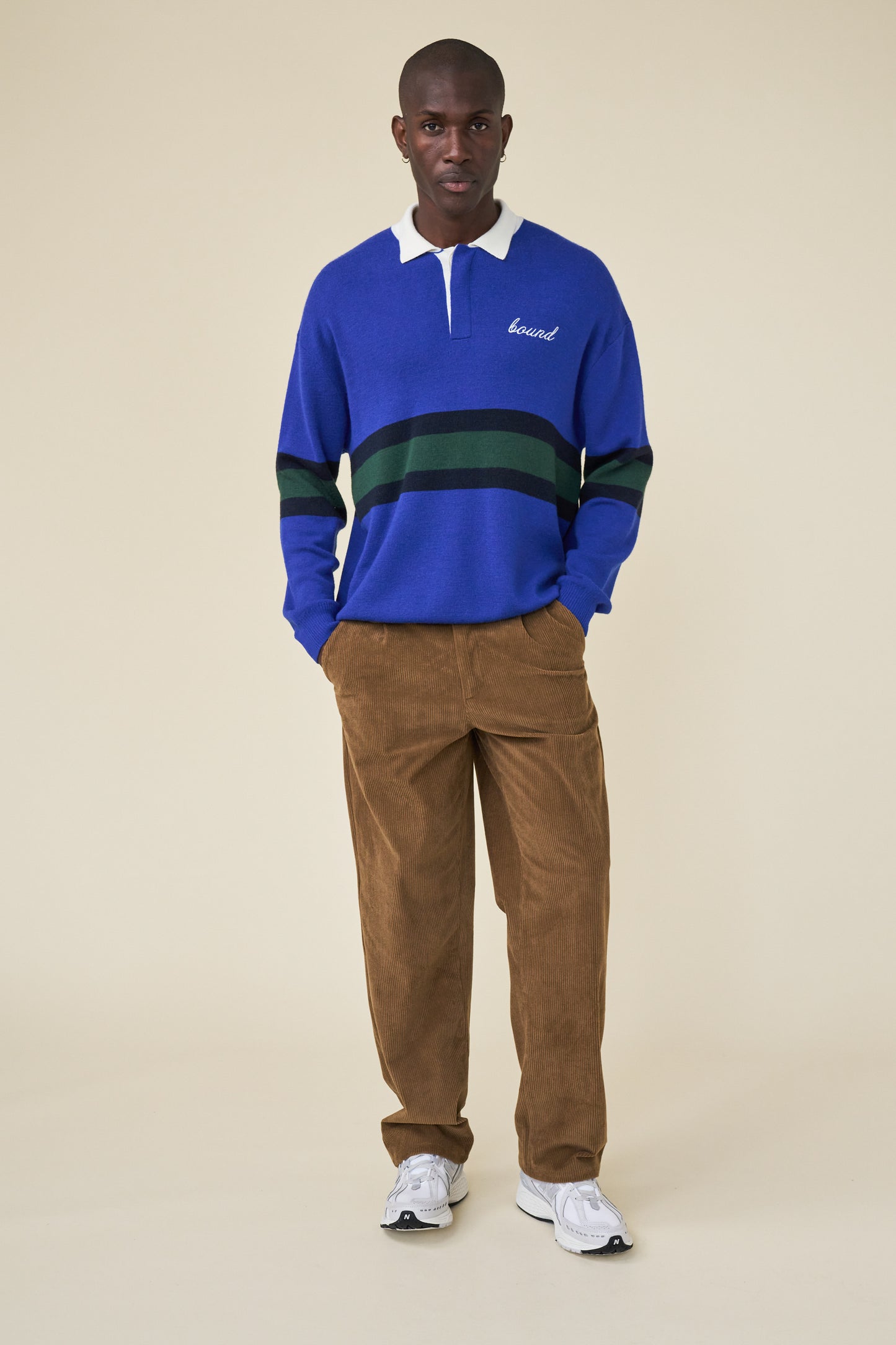 RELAXED CORDUROY TROUSER - PECAN BROWN