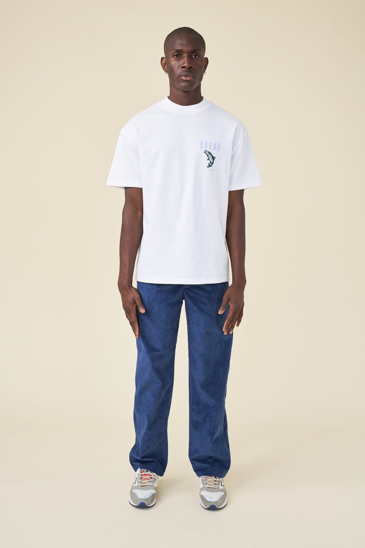 RELAXED CORDUROY TROUSER - DALLAS BLUE
