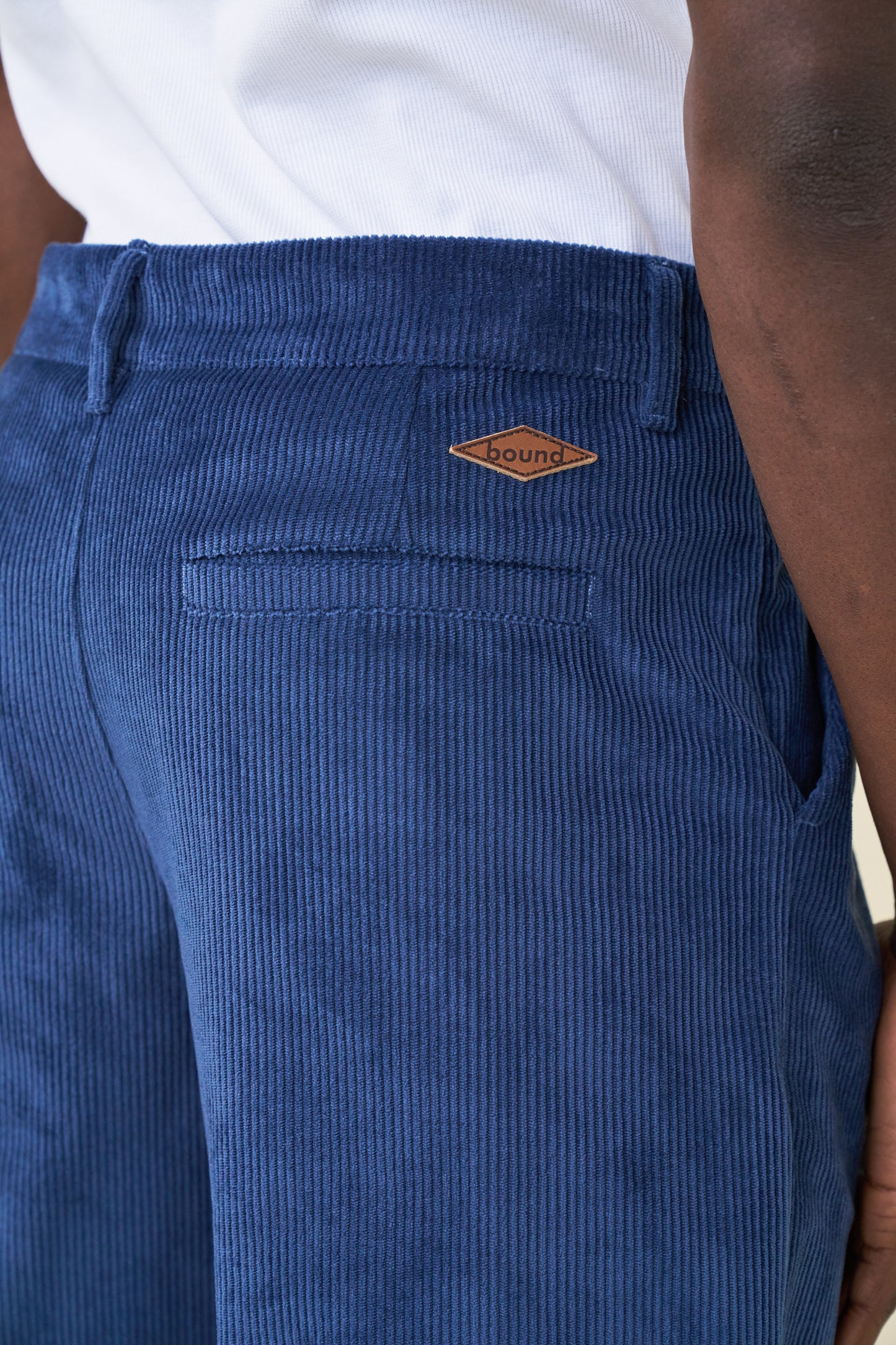 RELAXED CORDUROY TROUSER - DALLAS BLUE