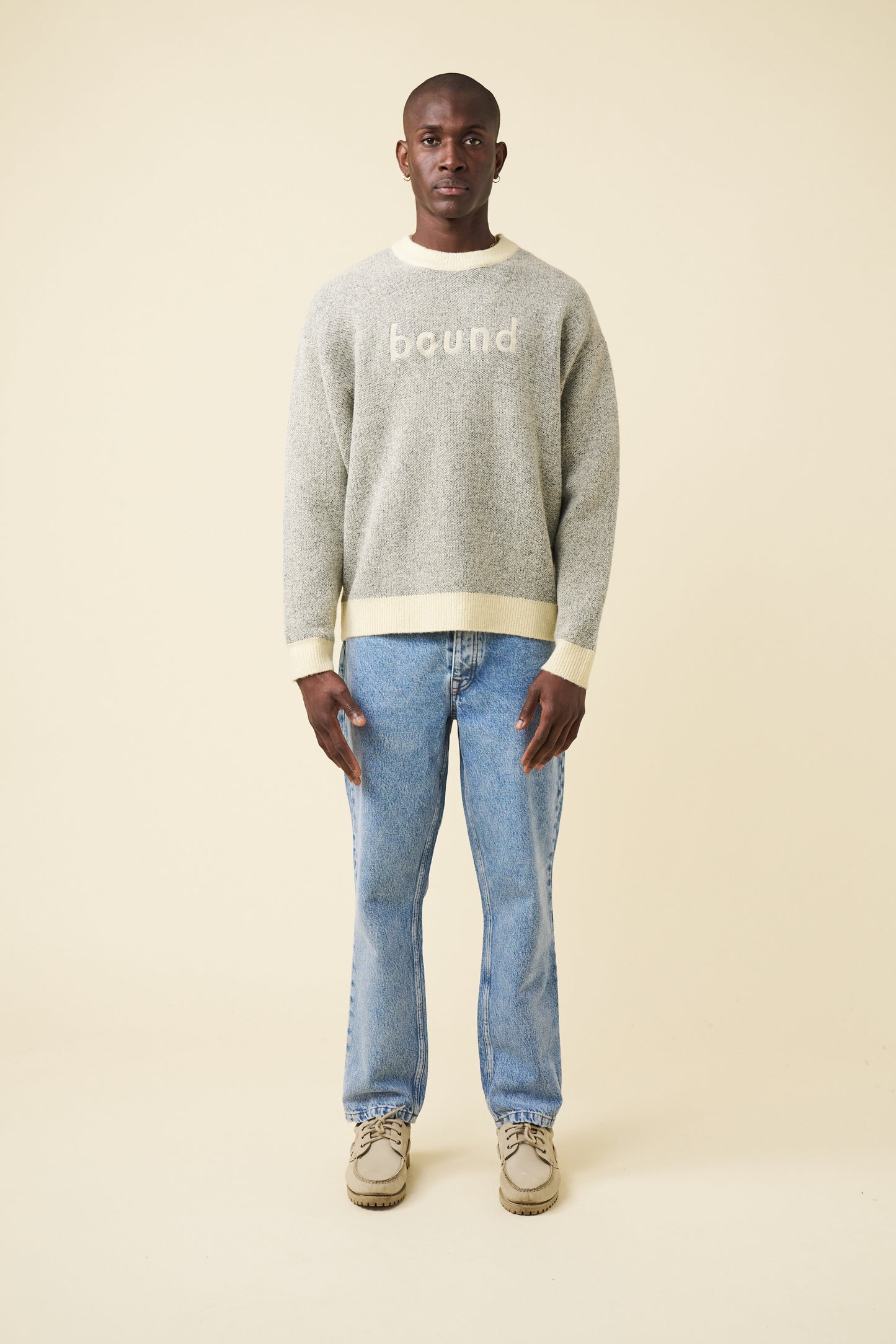 WOOL EMBROIDERED KNIT SWEATER