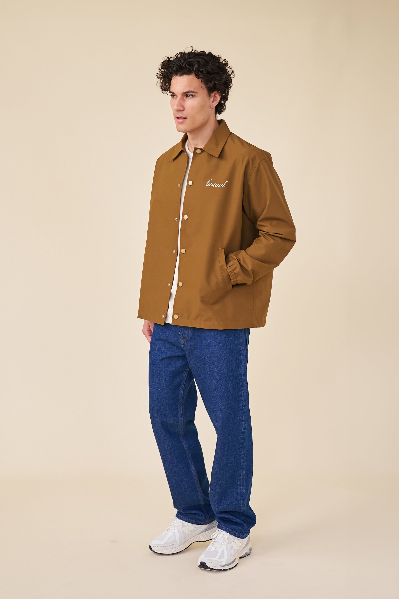 CLASSIC COACH JACKET - CARAMEL – bound