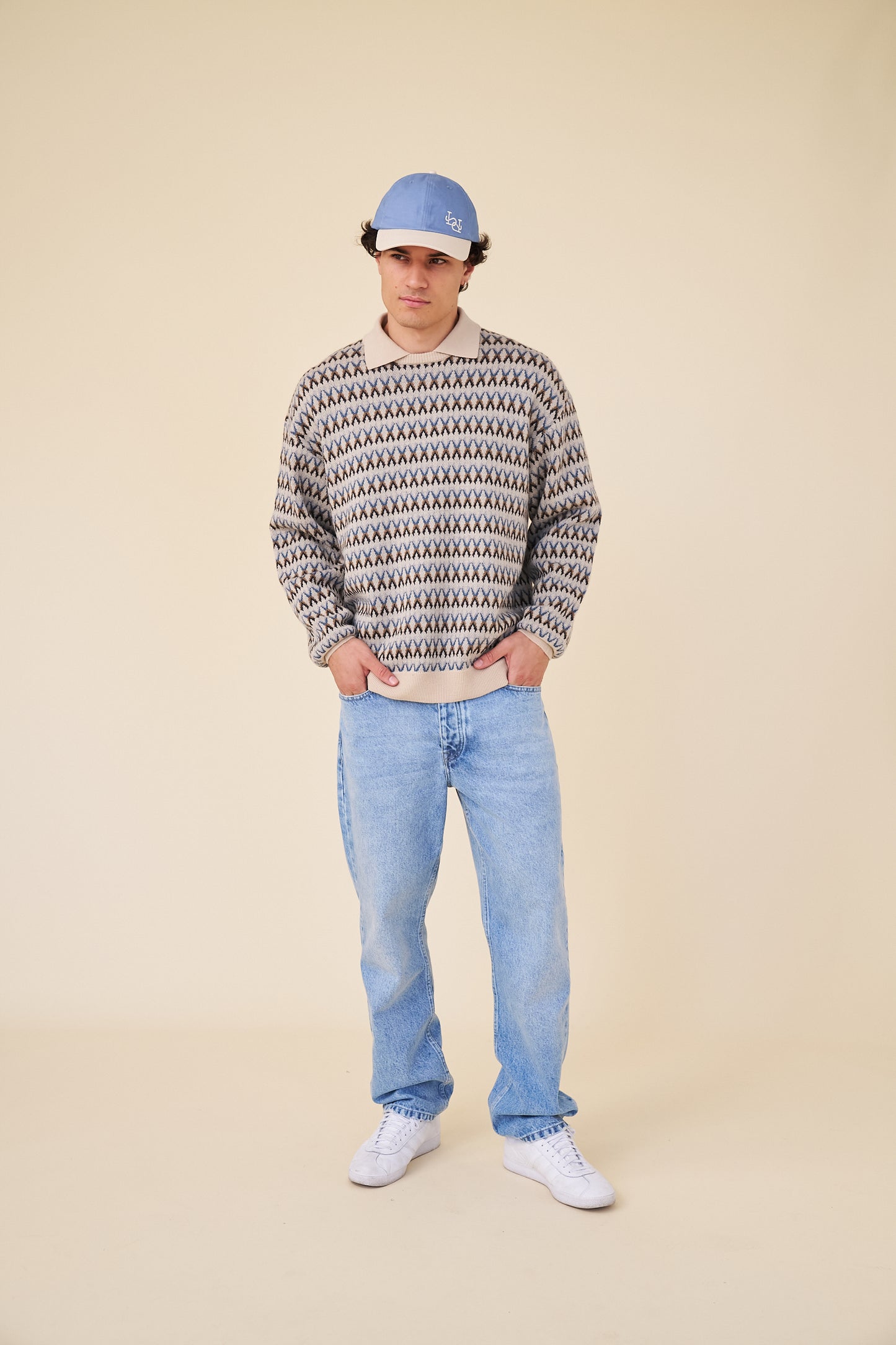 CROSBY WOOL POLO COLLAR KNIT
