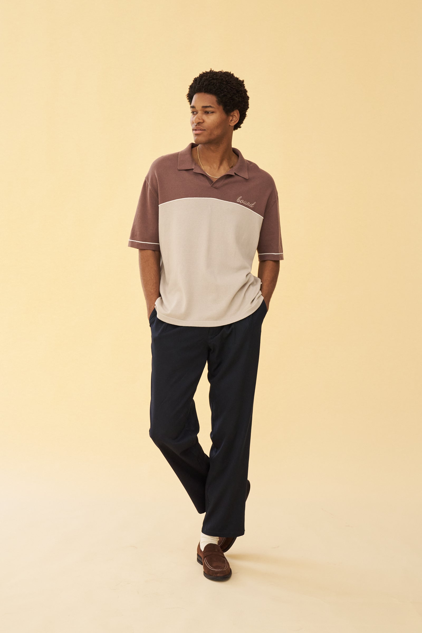 SOPRANA KNIT POLO – bound
