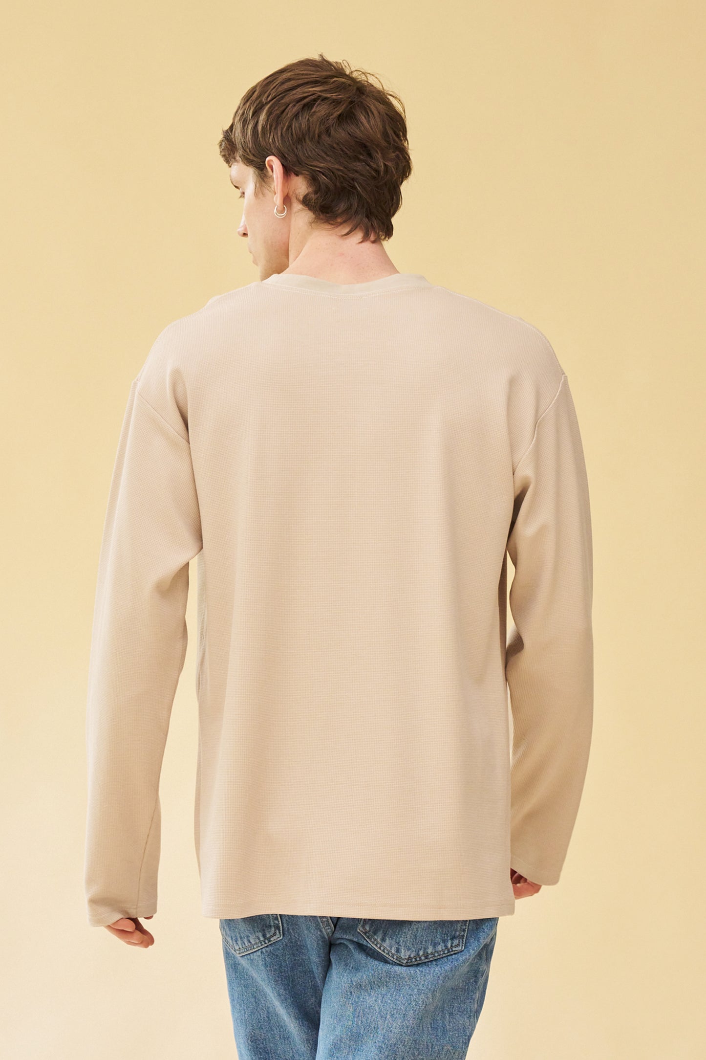 OAT LONGSLEEVE WAFFLE TEE