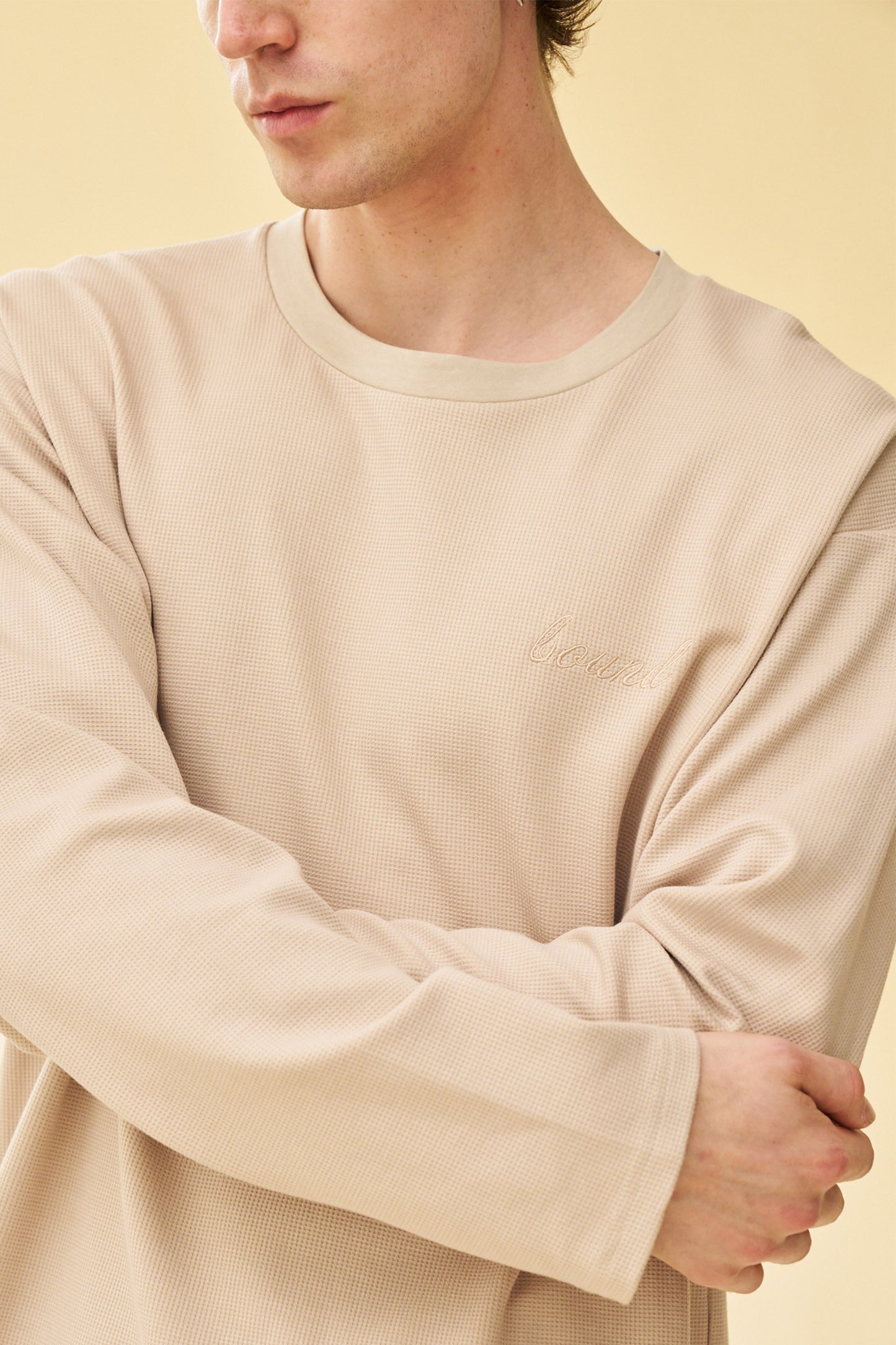 OAT LONGSLEEVE WAFFLE TEE