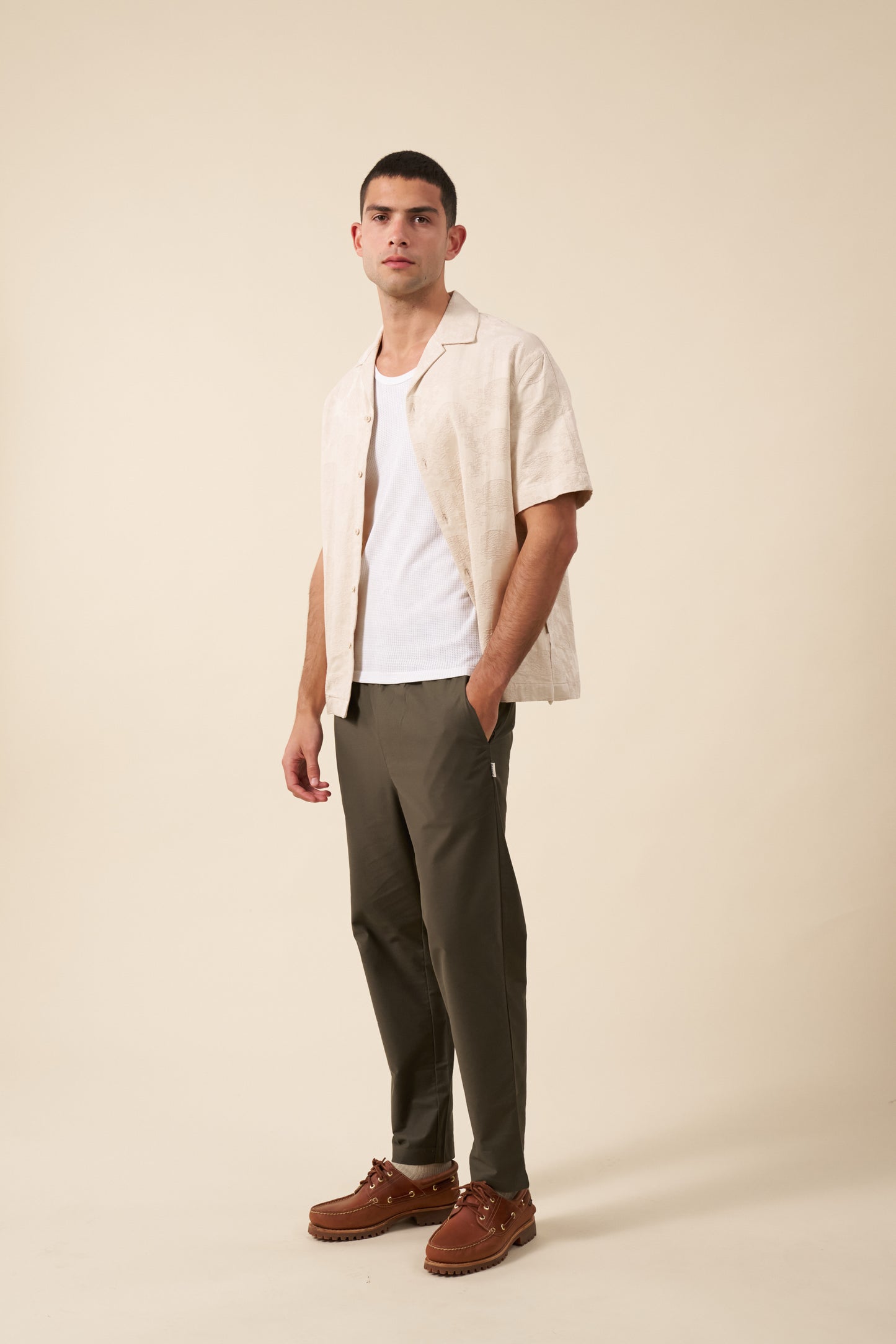 FLORA EMBROIDERED SHIRT - CREAM
