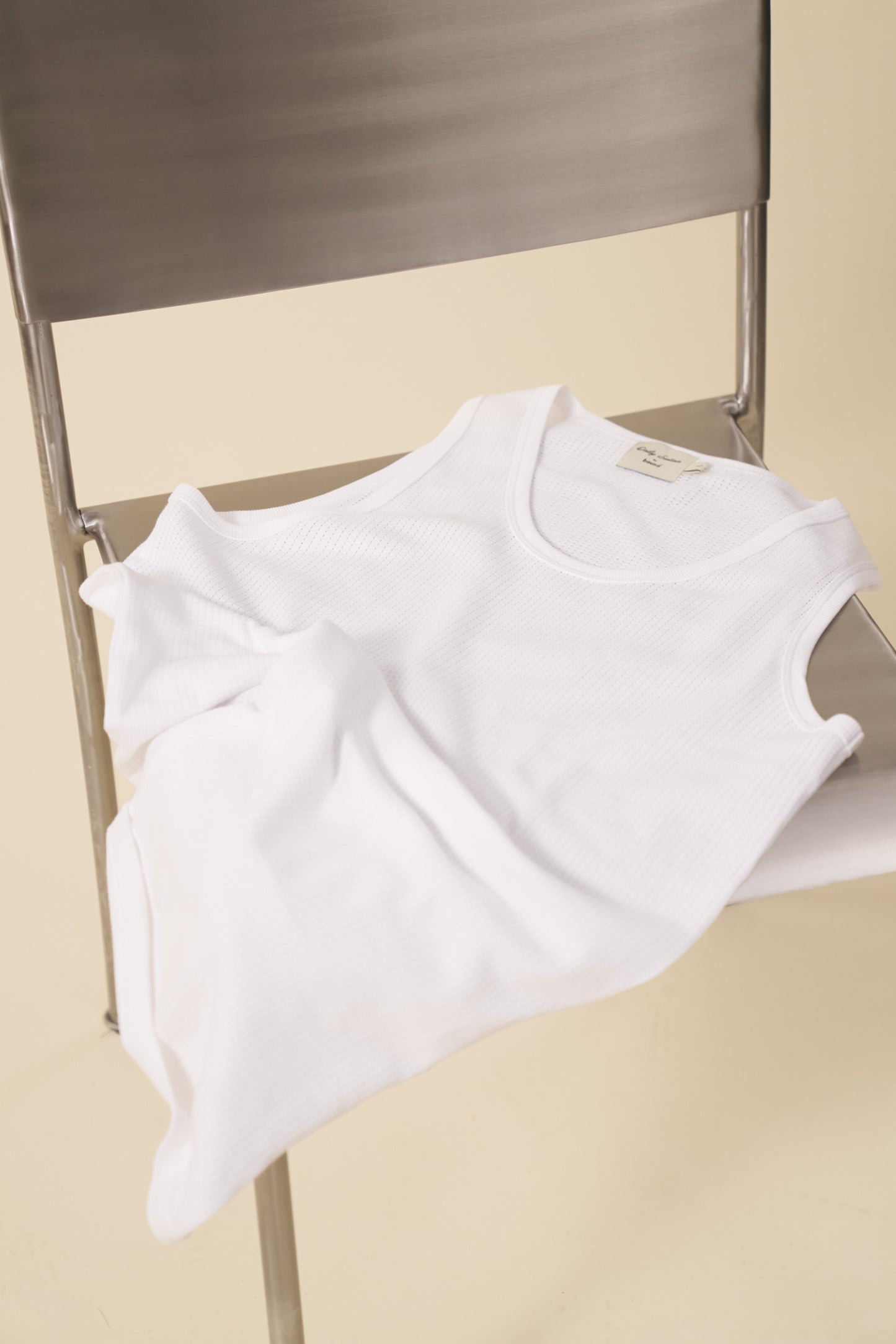 SUSTAIN WHITE CROCHET VEST - 3 PACK