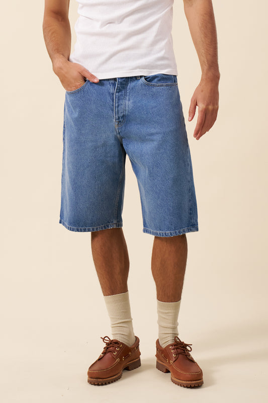 UNION DENIM JORTS - LIGHT BLUE