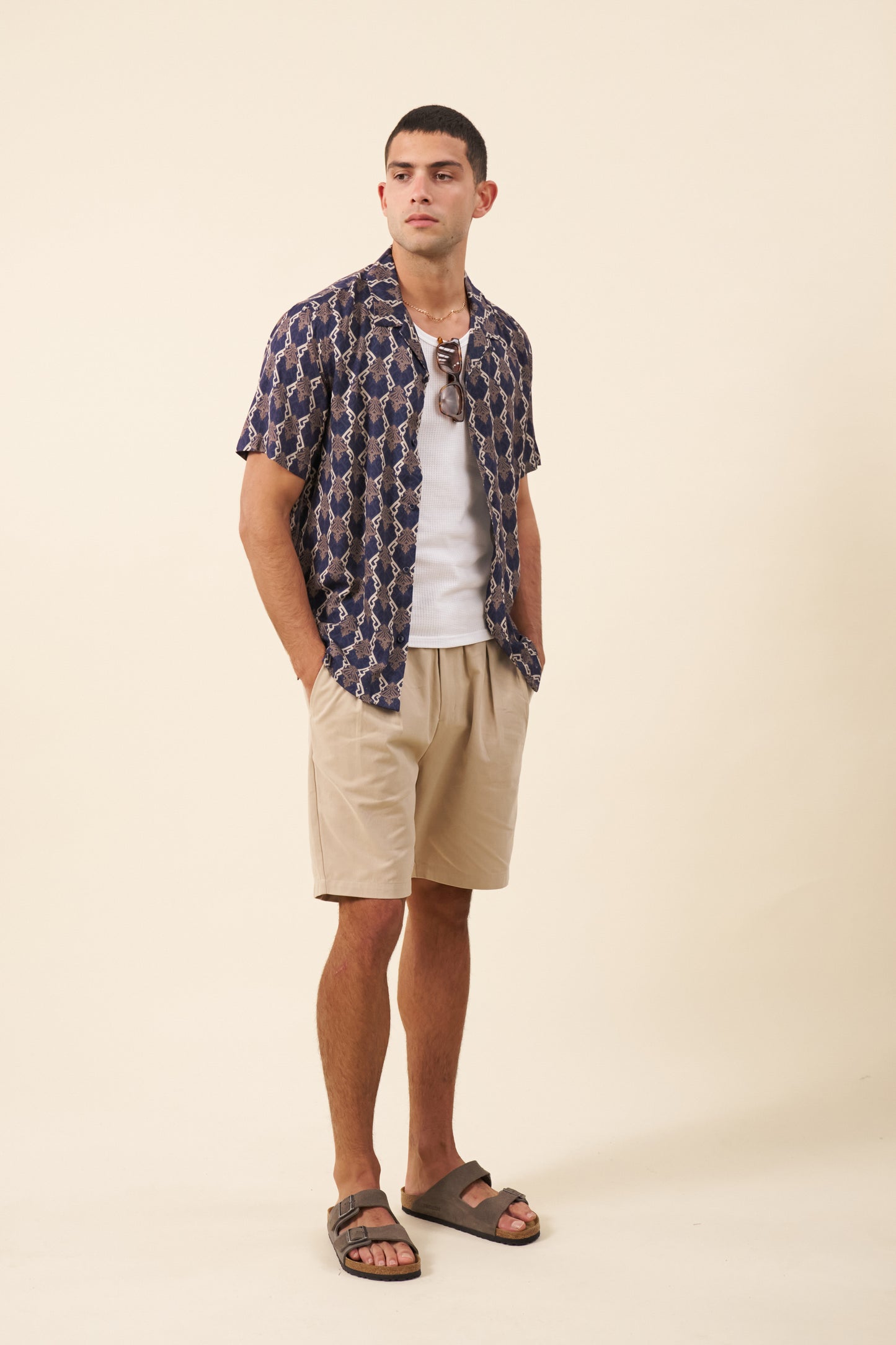 TONY PATTERNED RAYON SHIRT