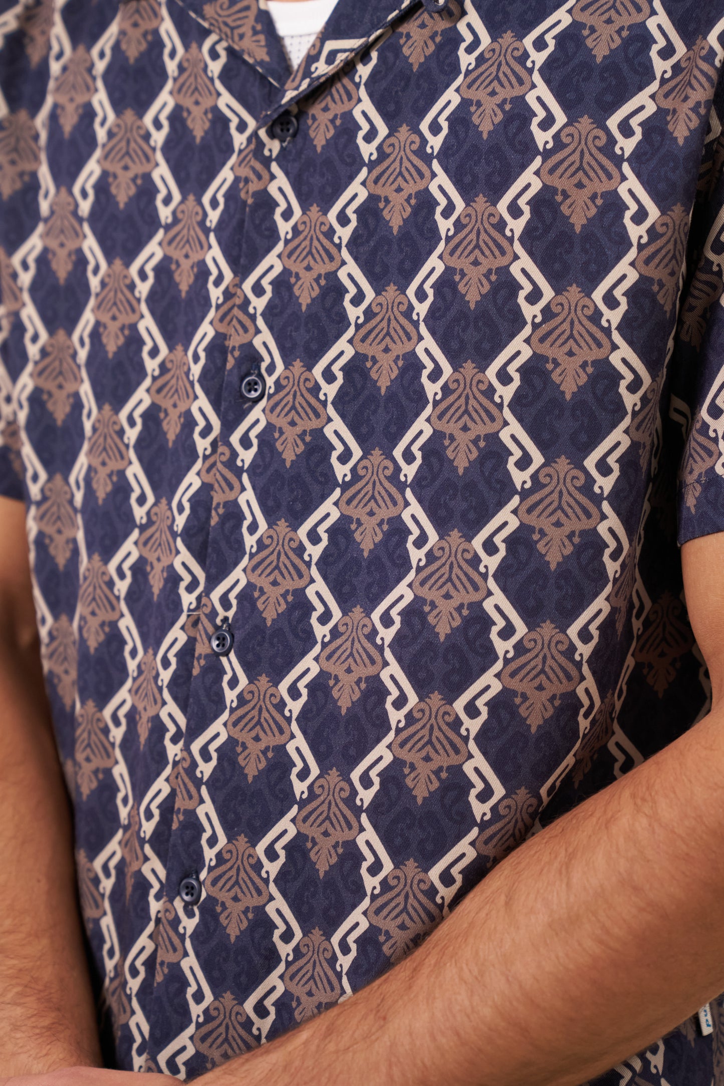 TONY PATTERNED RAYON SHIRT