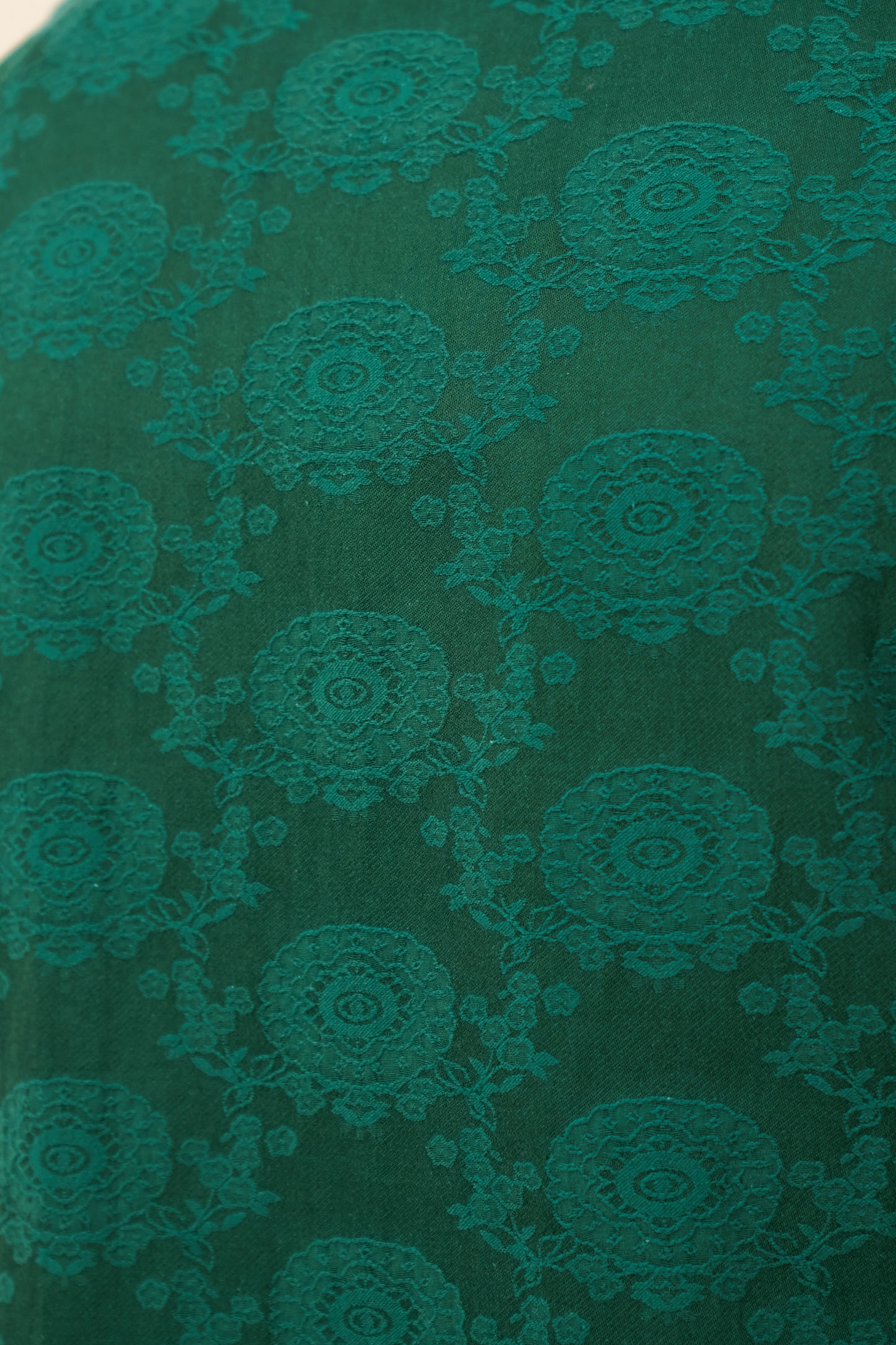FLORA EMBROIDERED SHIRT - GREEN