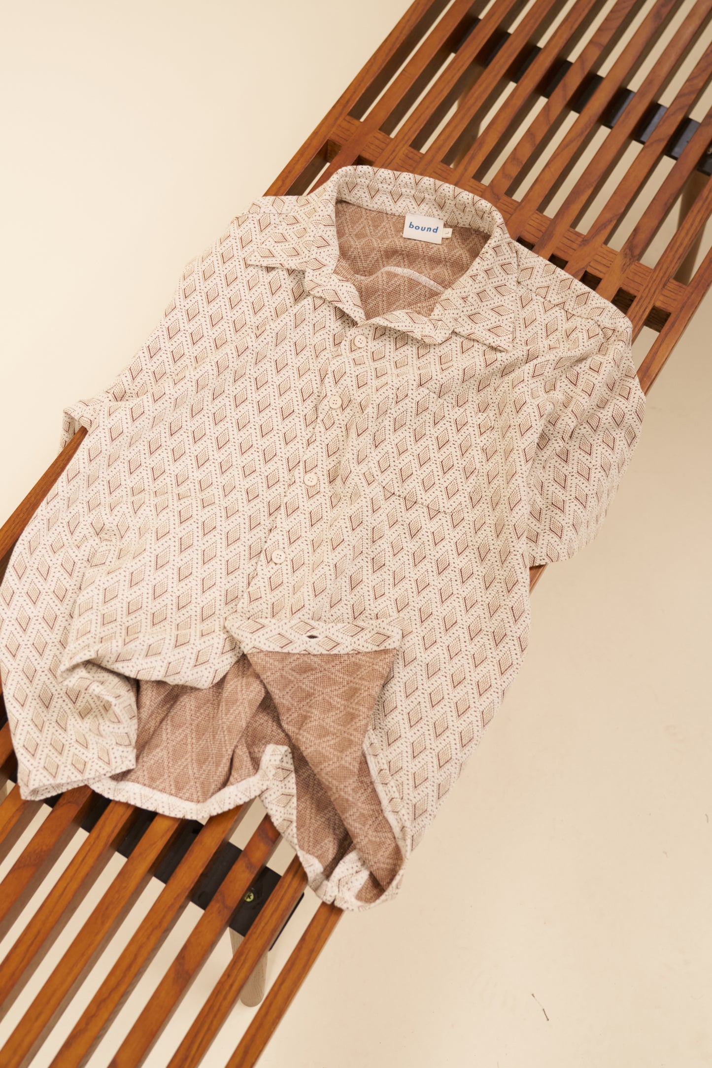 ROMAN WOVEN POLO - ECRU